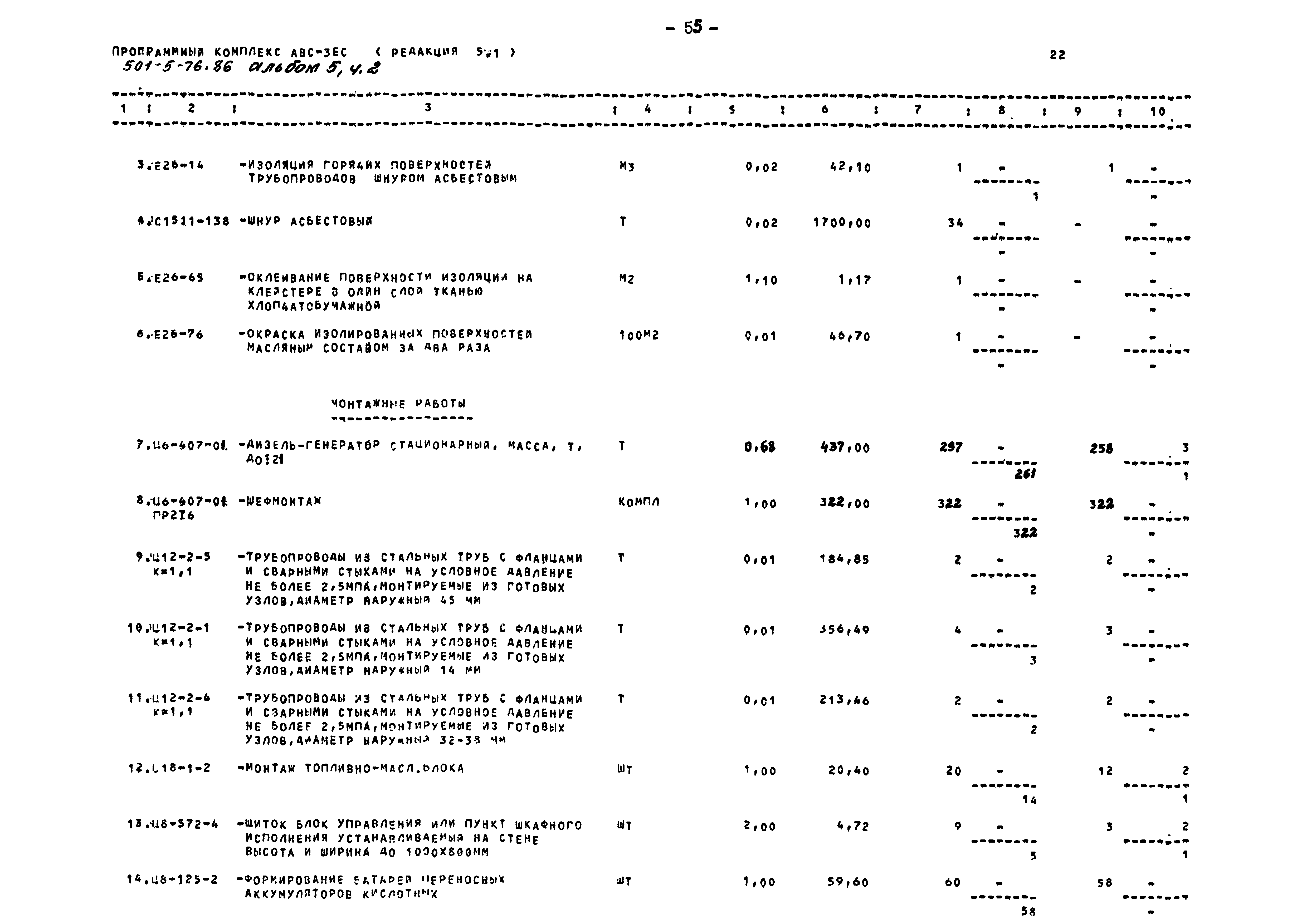 Типовой проект 501-5-76.86