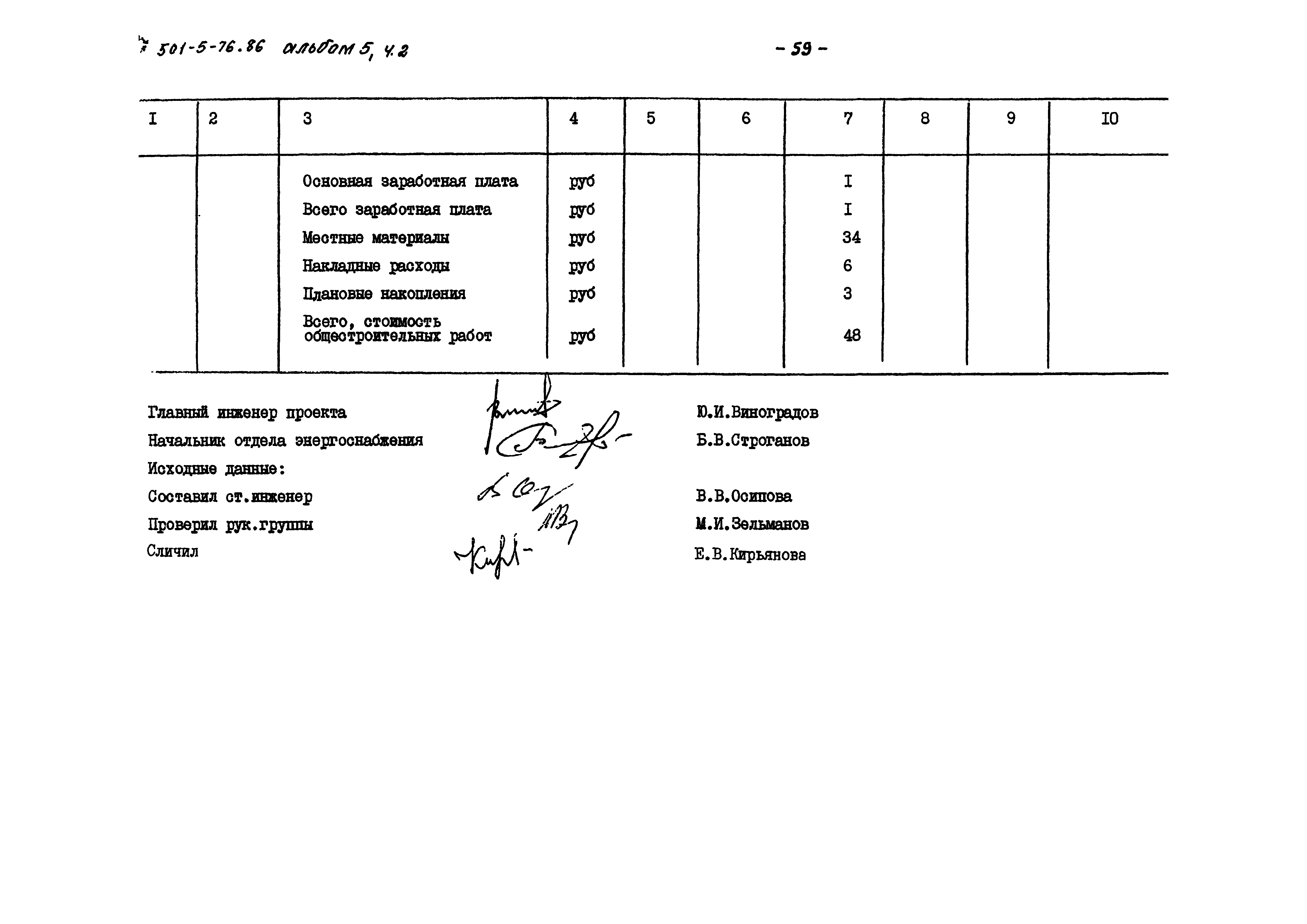 Типовой проект 501-5-76.86