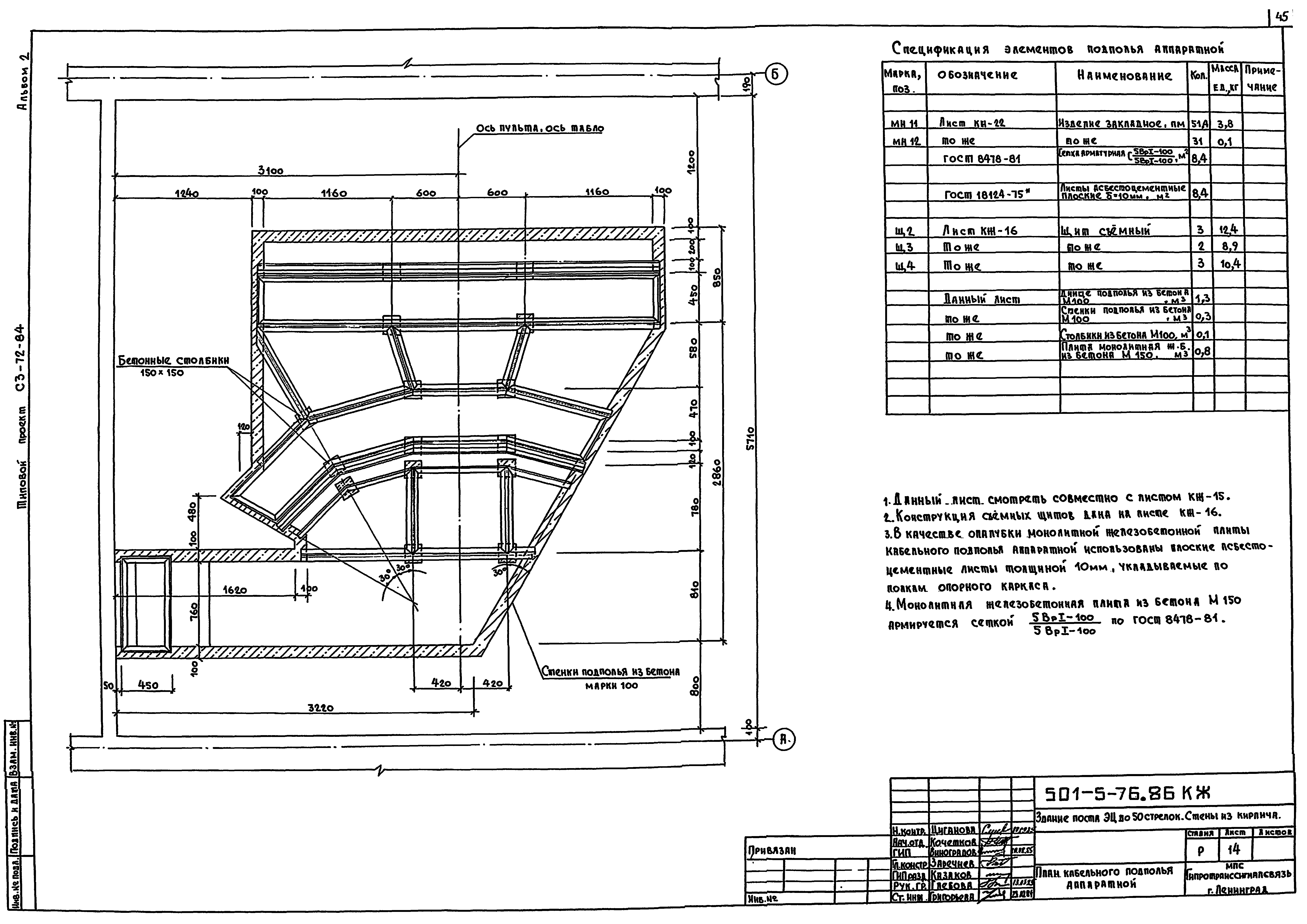 Типовой проект 501-5-76.86