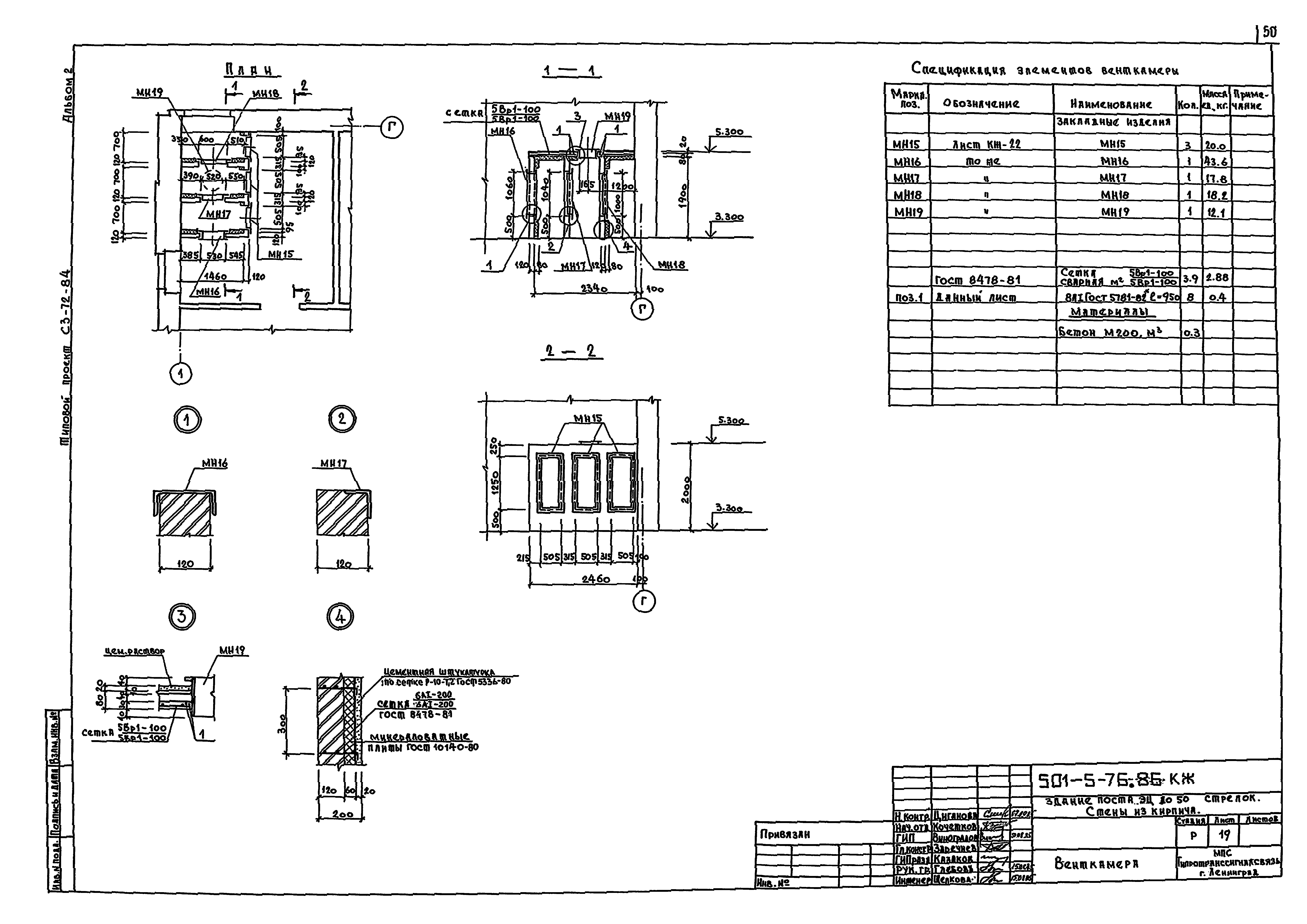Типовой проект 501-5-76.86