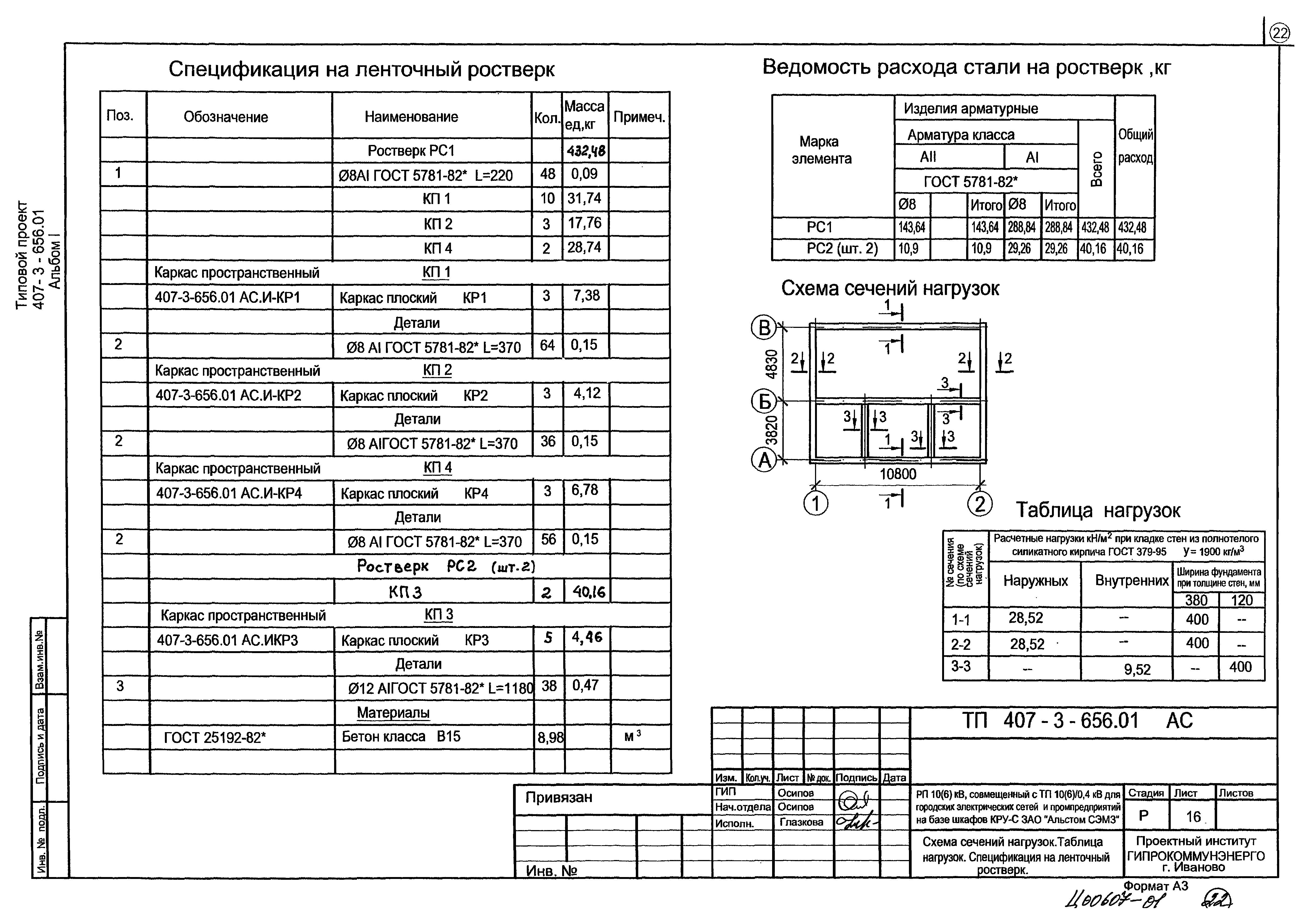 Типовой проект 407-3-656.01