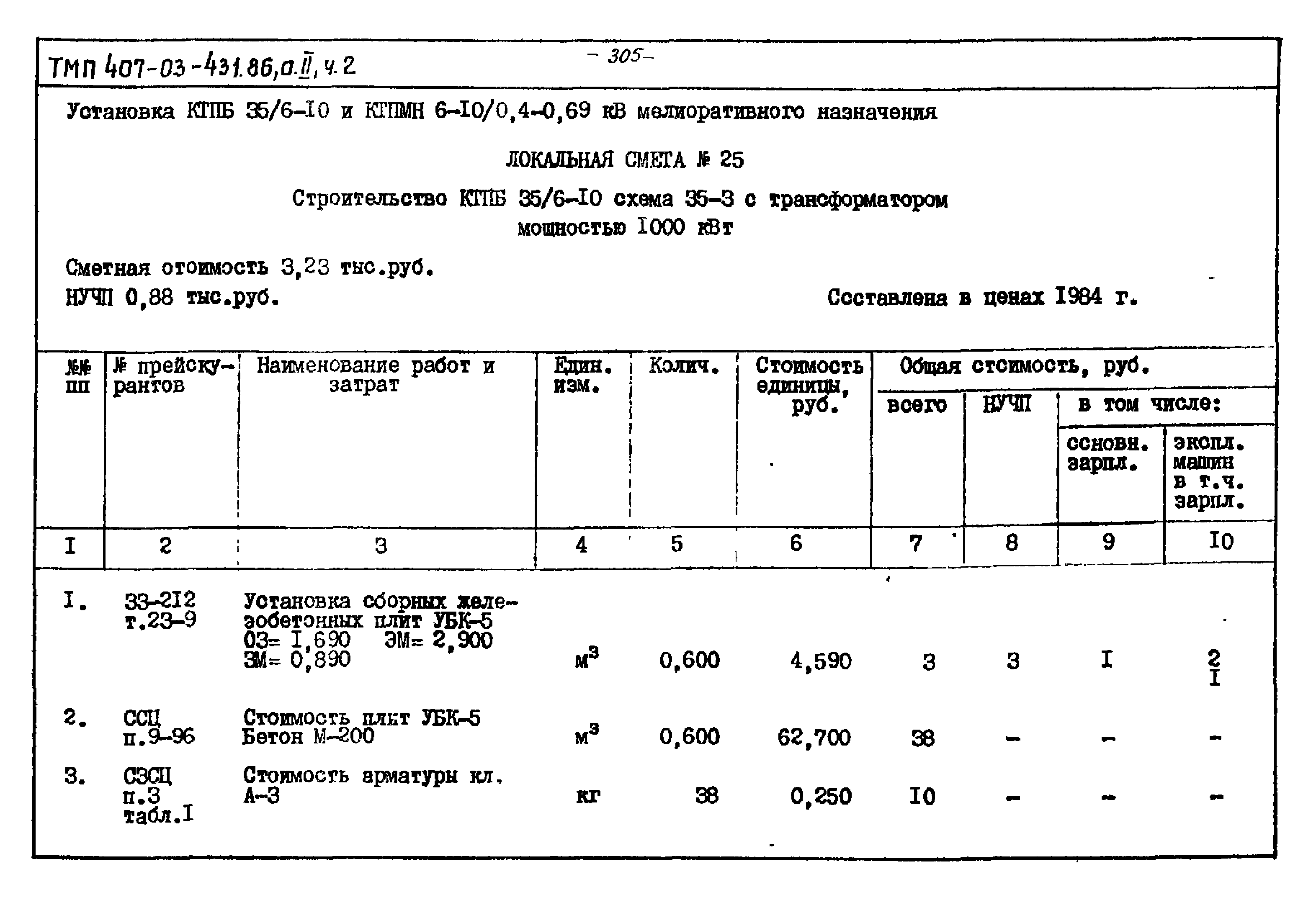 Типовые материалы для проектирования 407-03-431.86