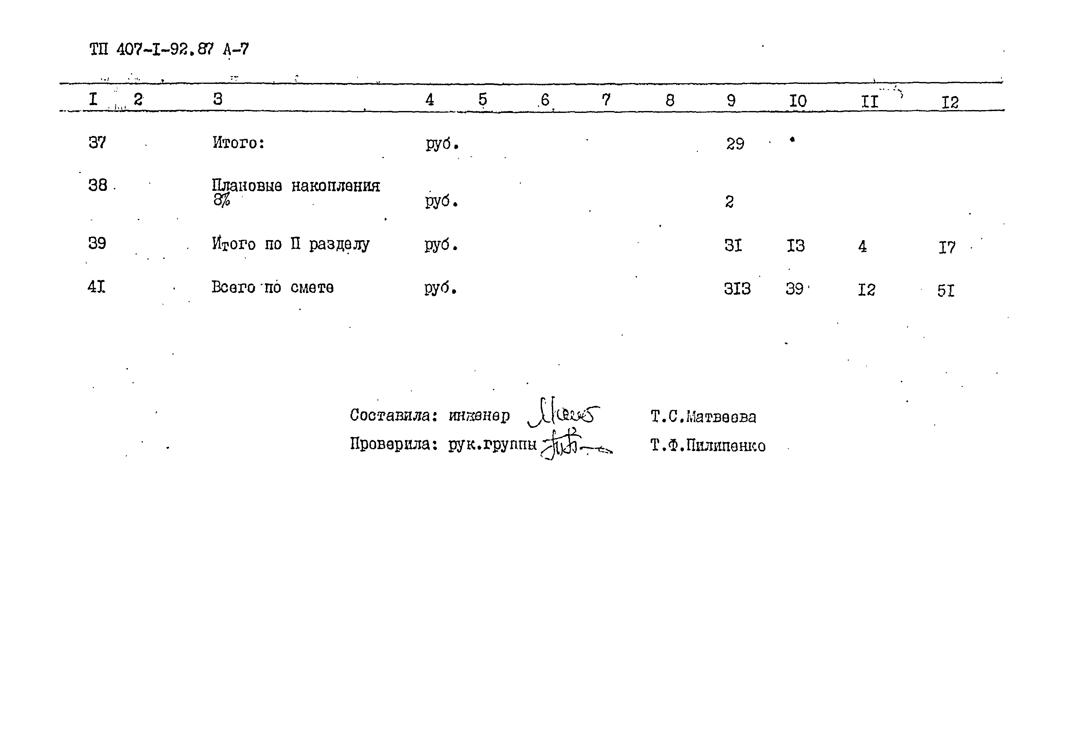 Типовой проект 407-1-92.87