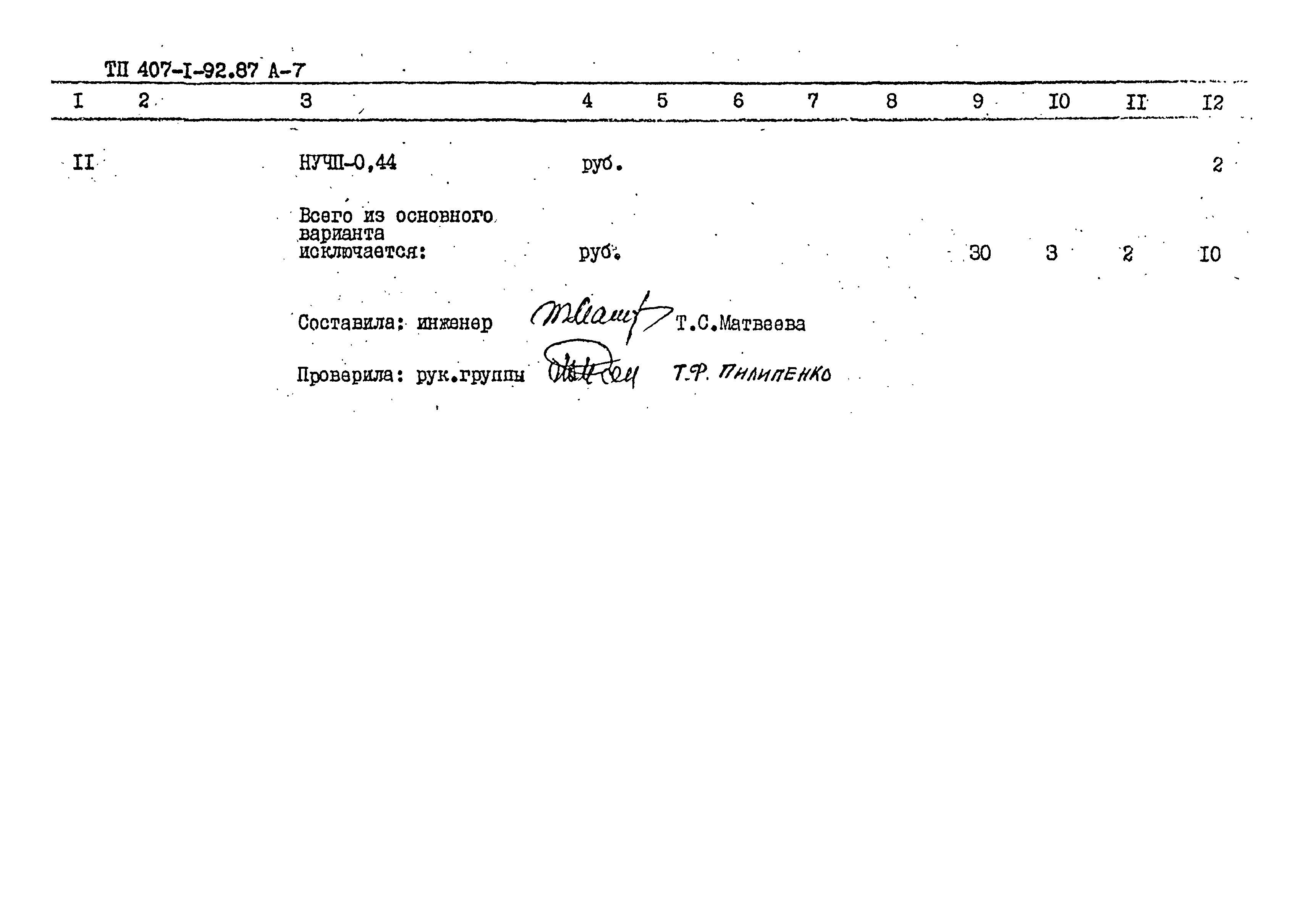 Типовой проект 407-1-92.87