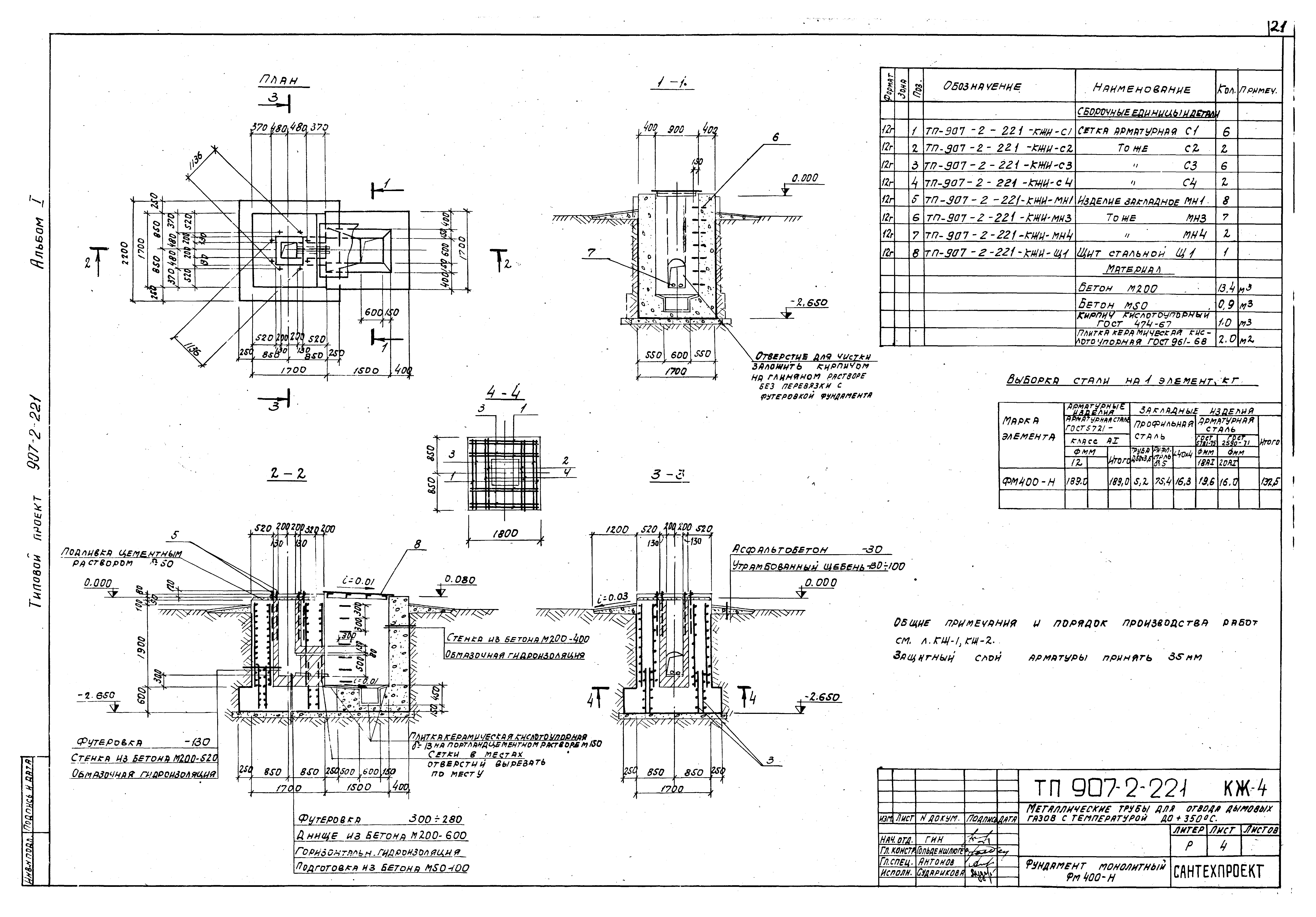 Типовой проект 907-2-221