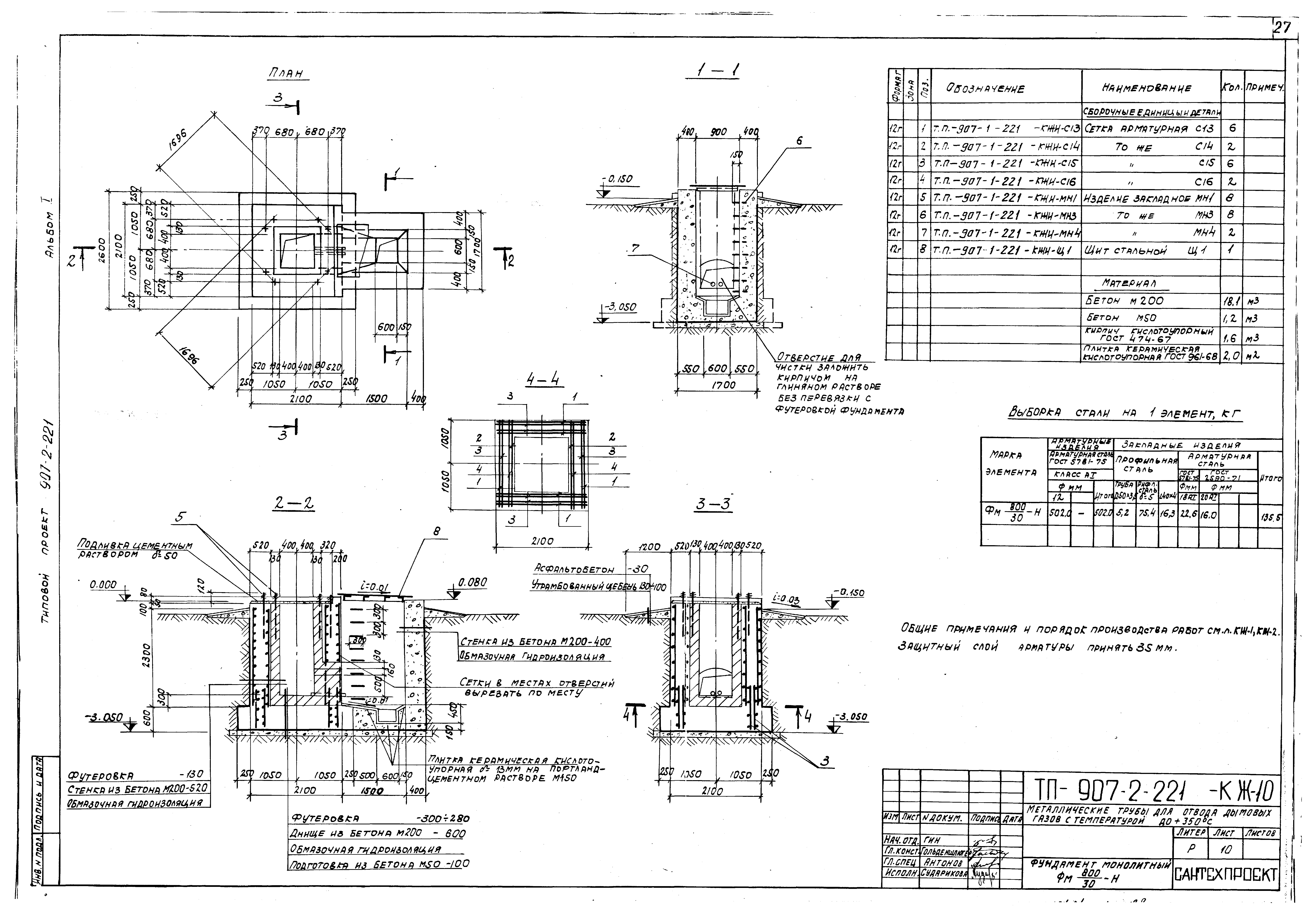 Типовой проект 907-2-221