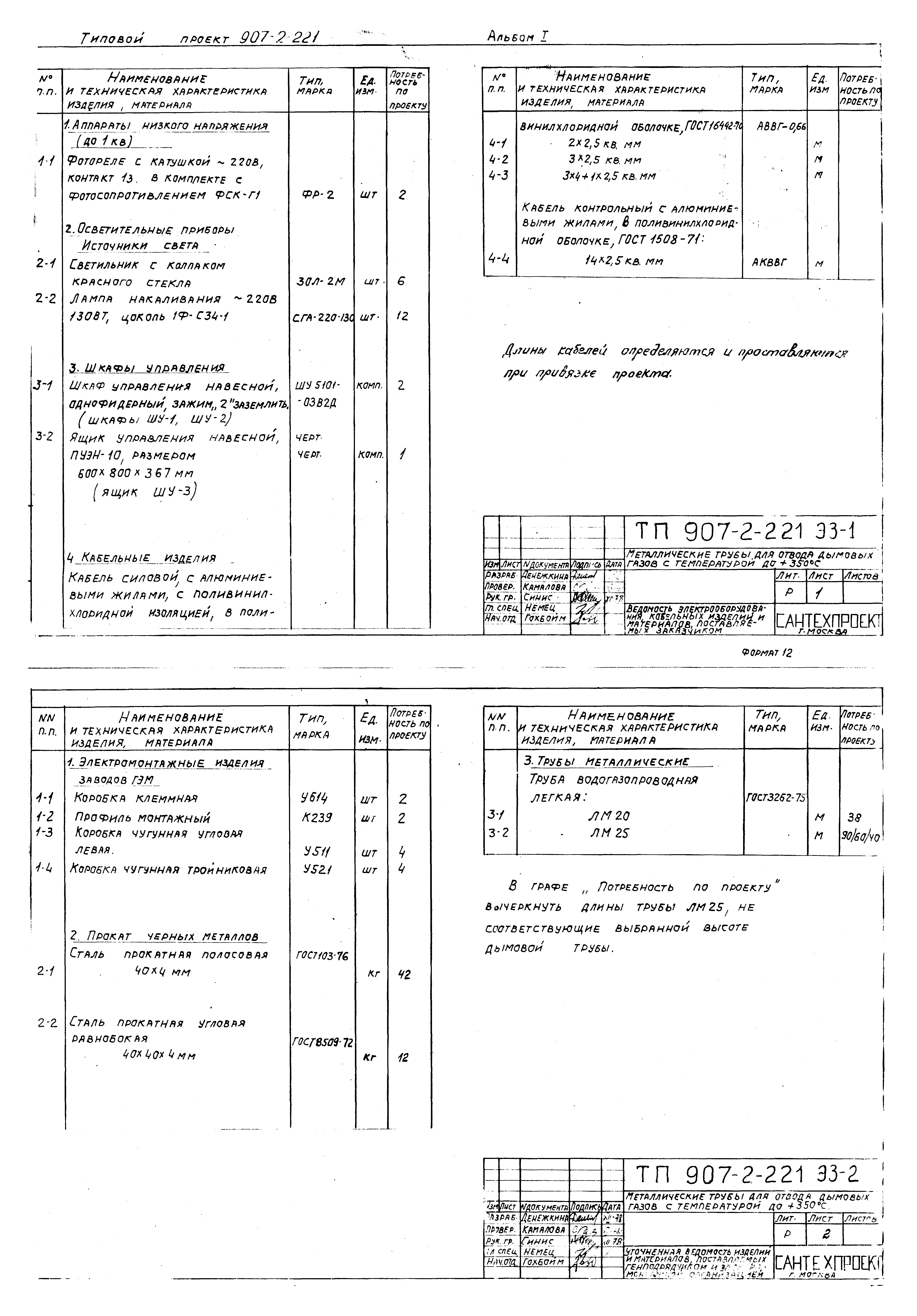Типовой проект 907-2-221