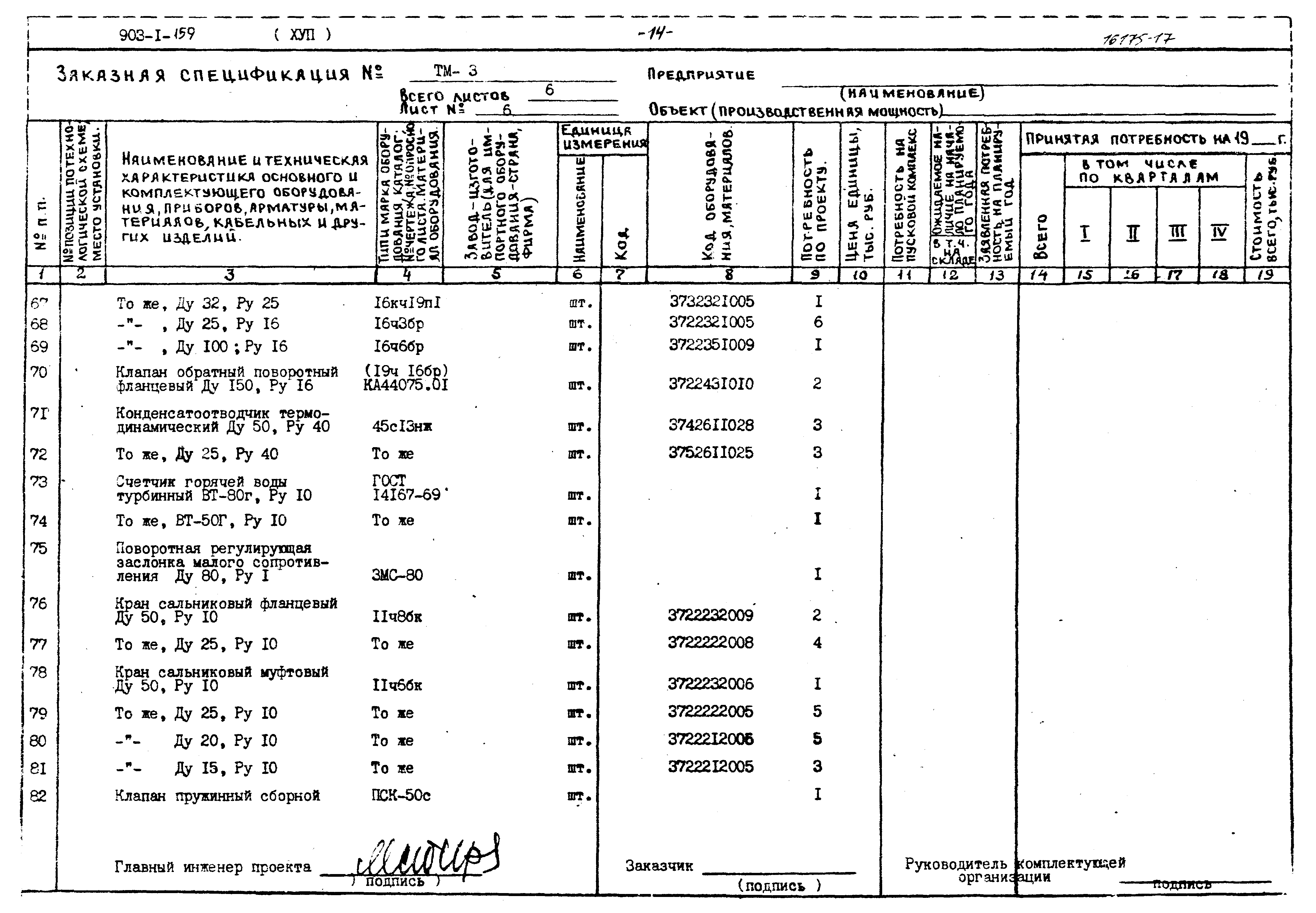 Типовой проект 903-1-159