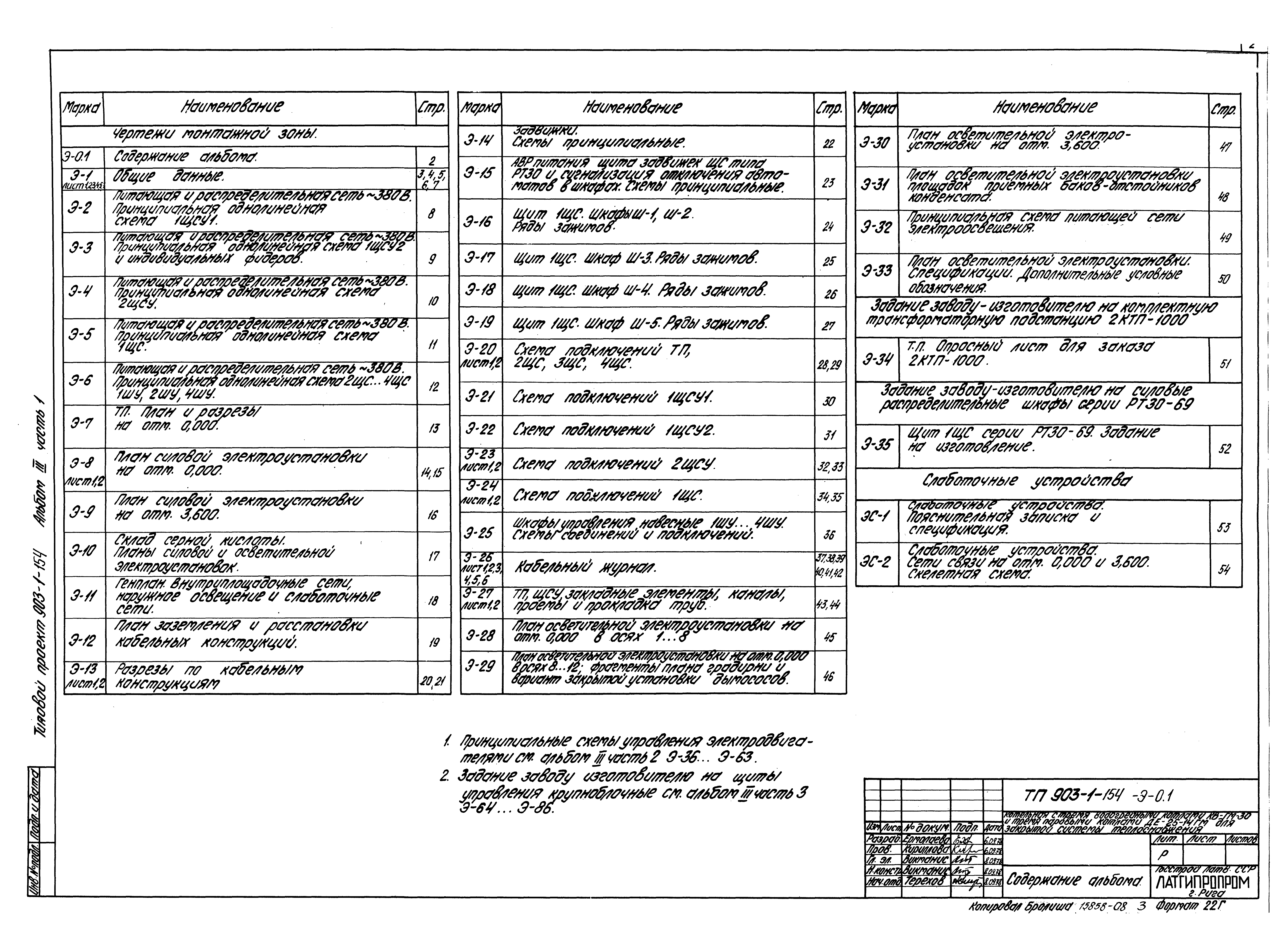Типовой проект 903-1-154