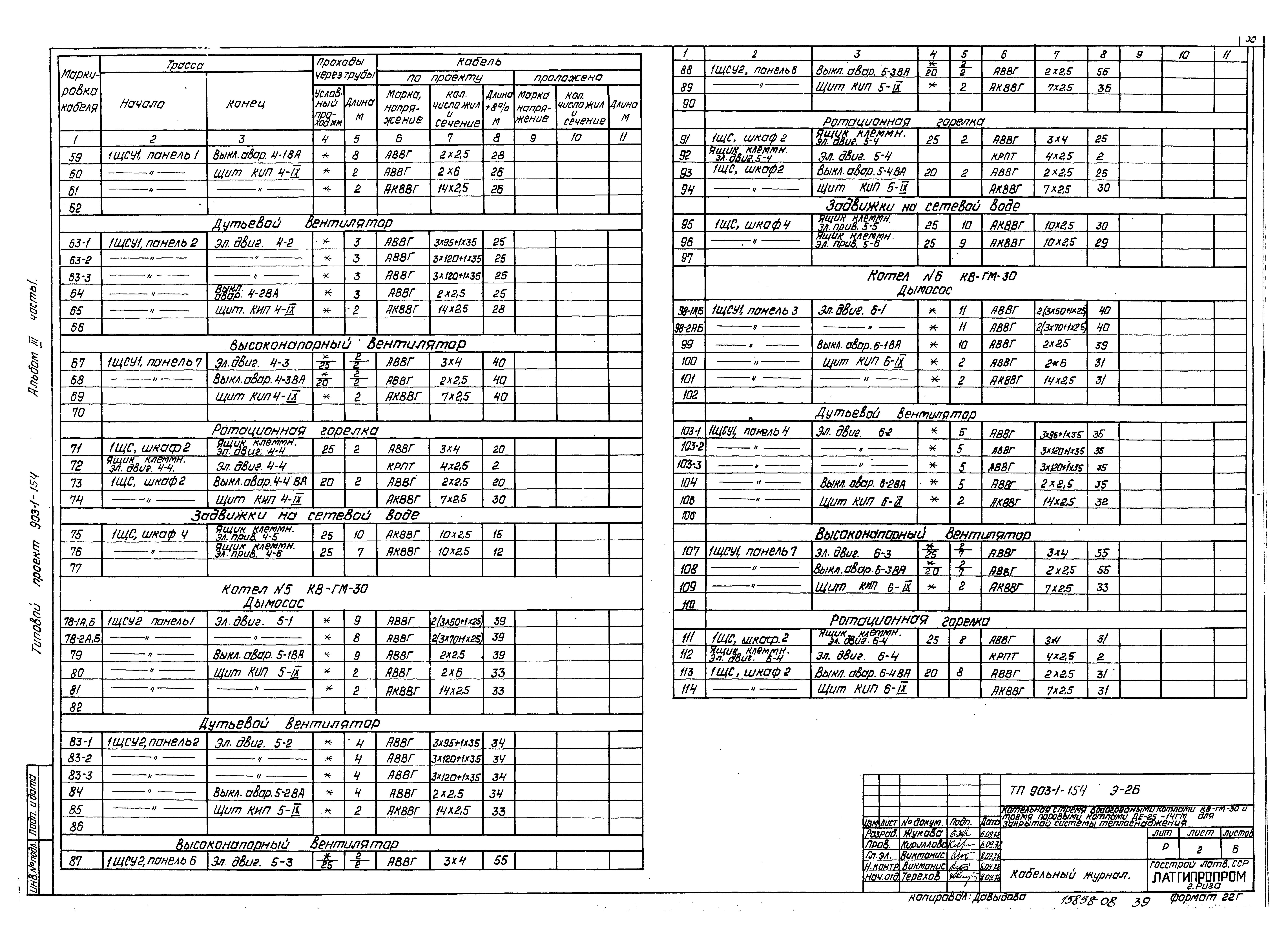 Типовой проект 903-1-154