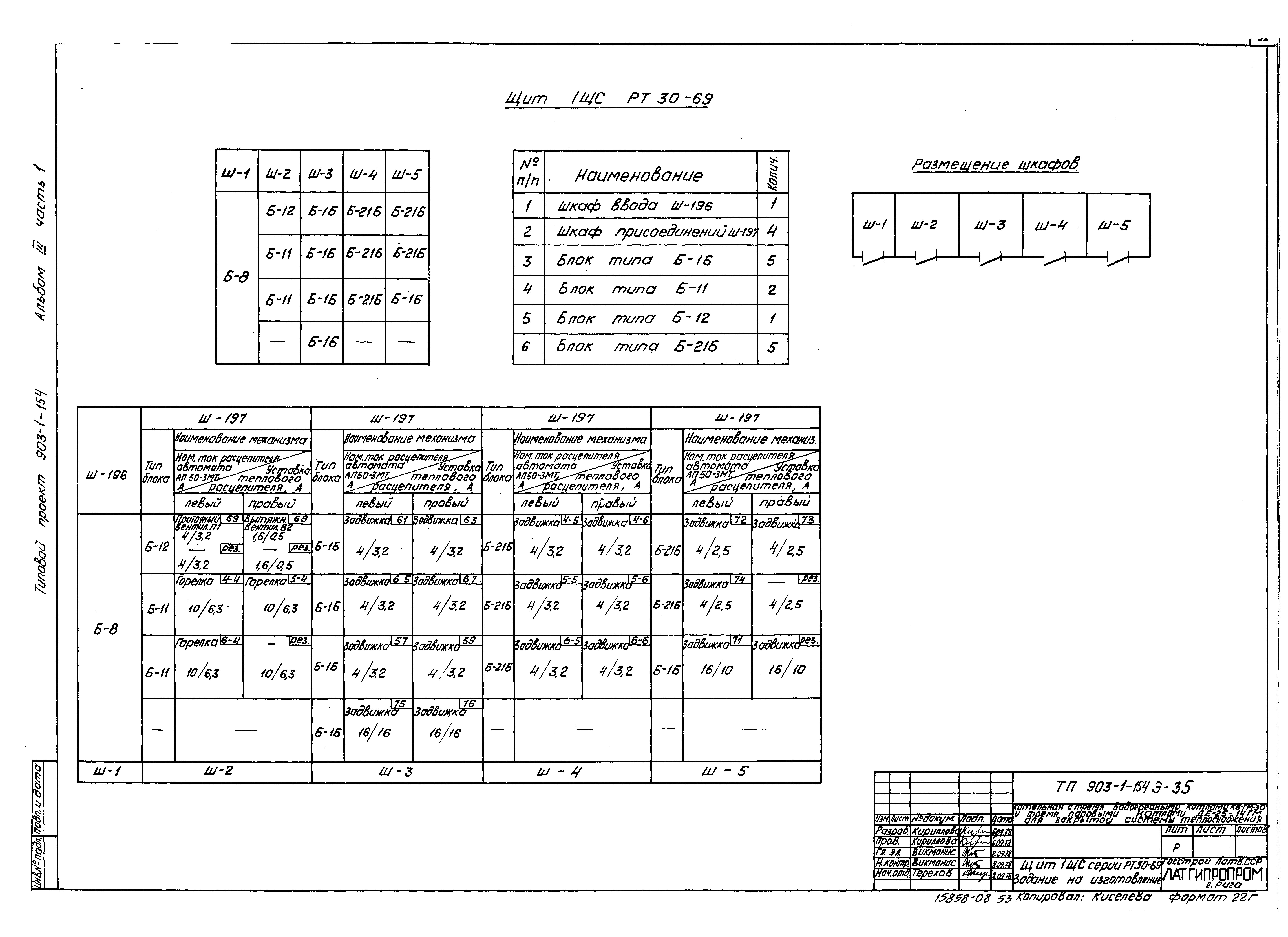 Типовой проект 903-1-154