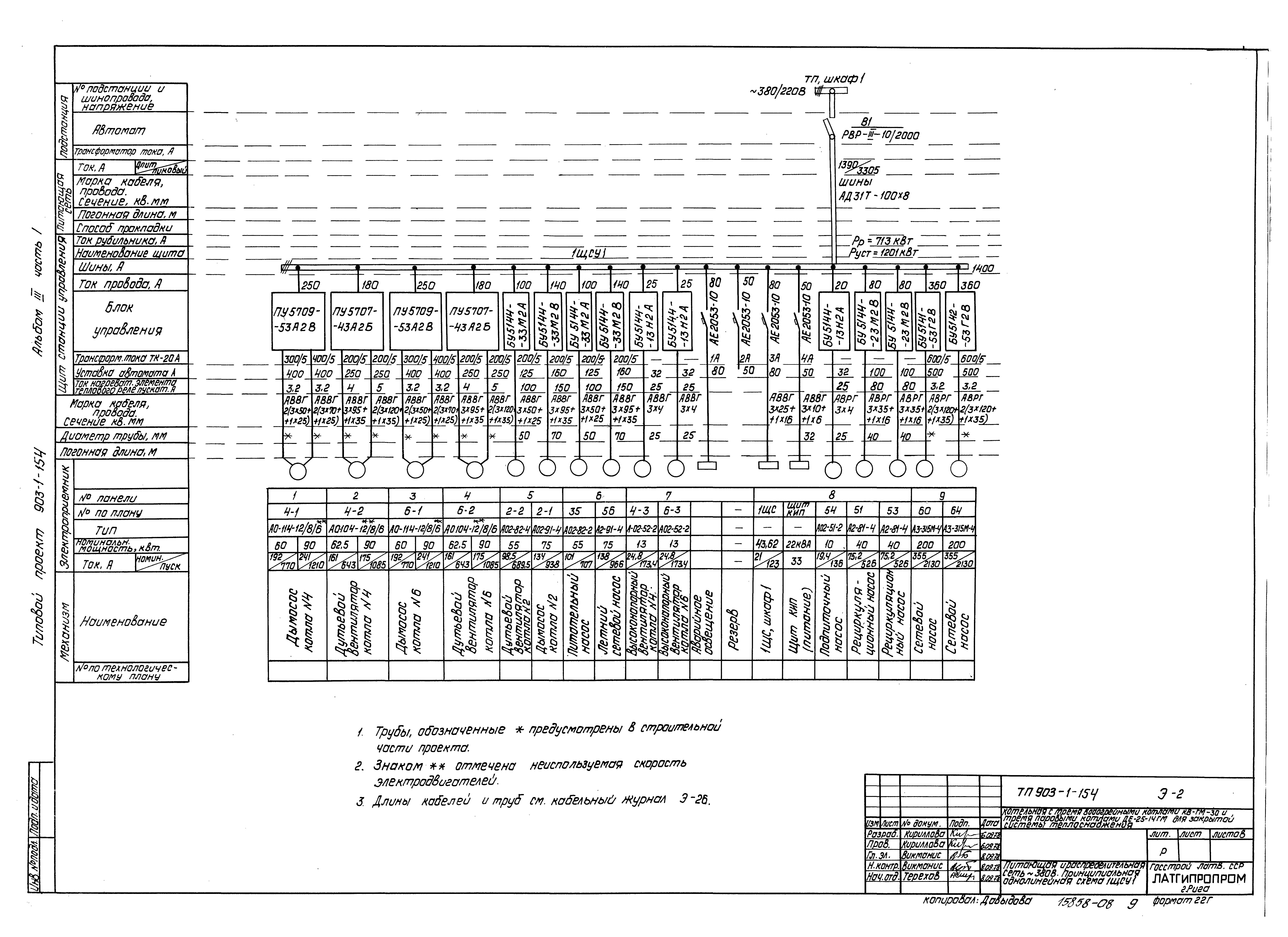 Типовой проект 903-1-154