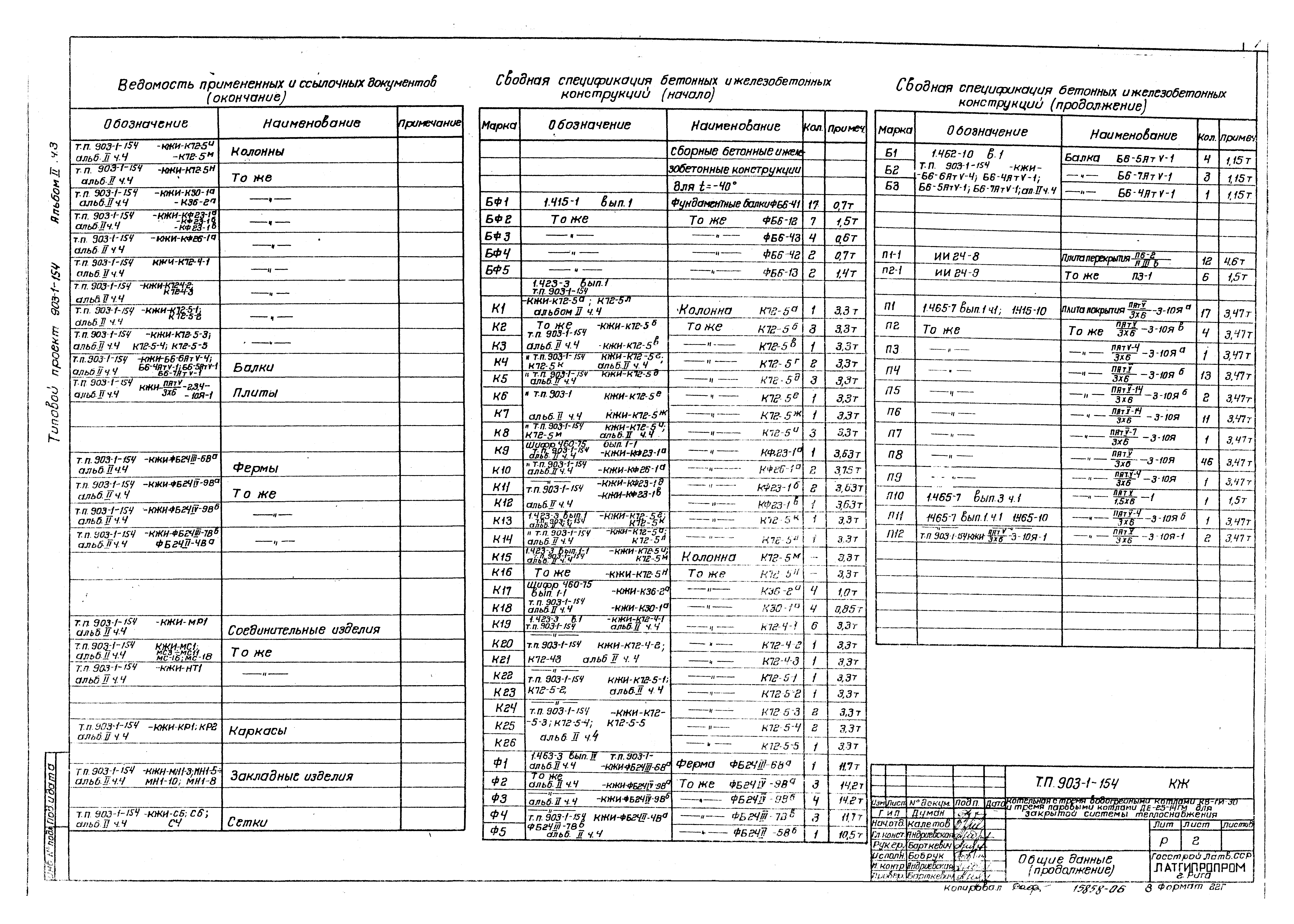 Типовой проект 903-1-154