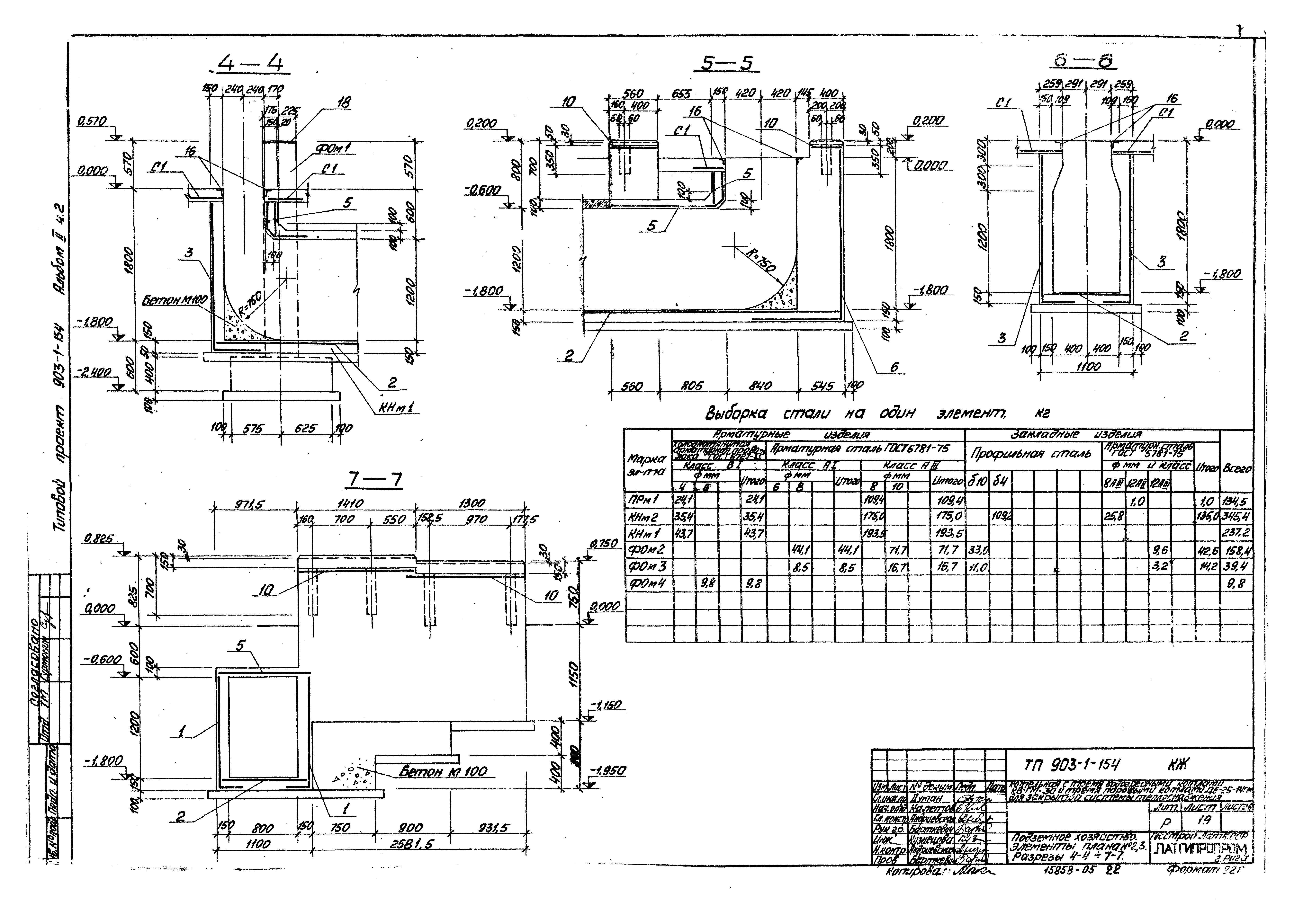Типовой проект 903-1-154