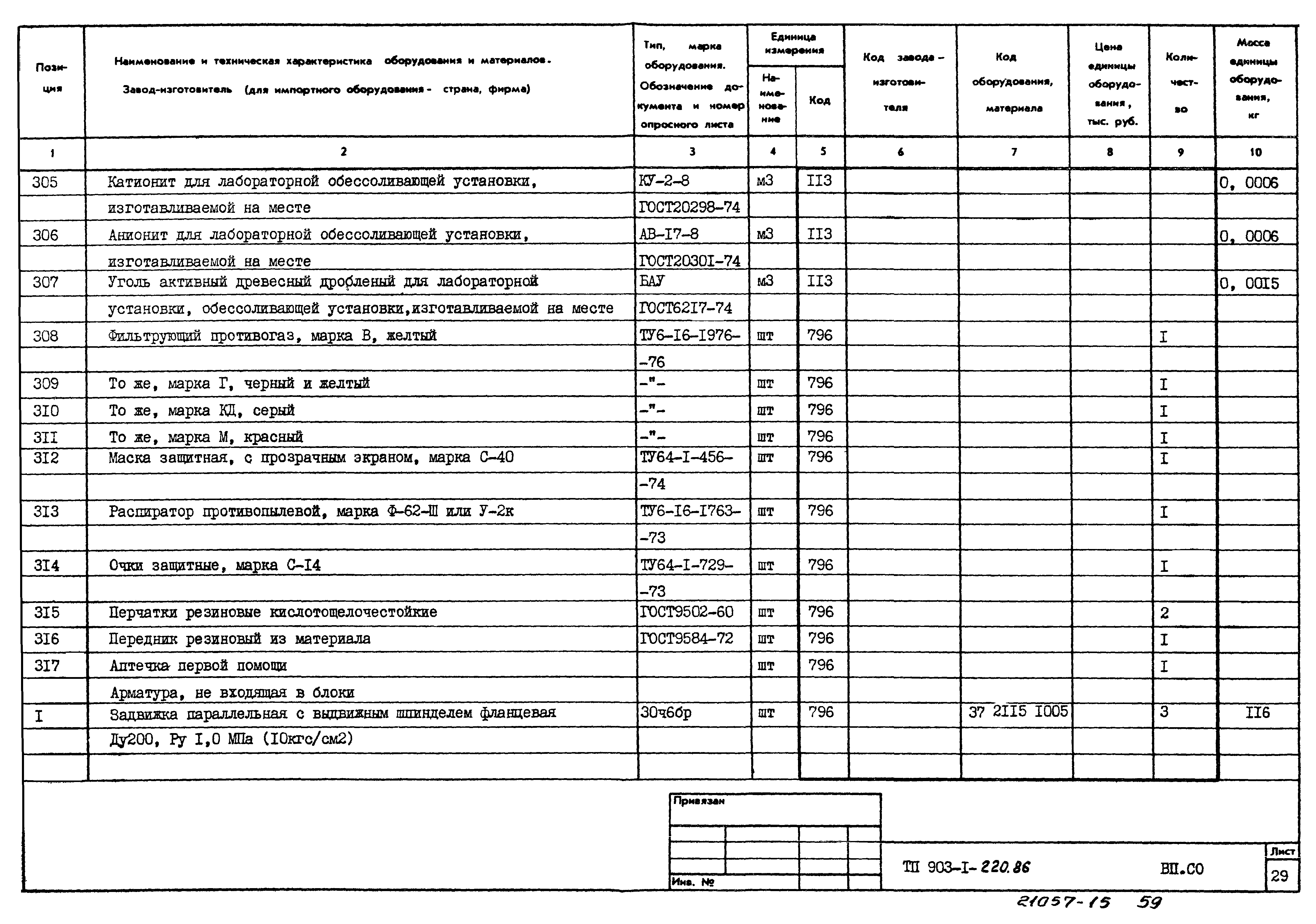 Типовой проект 903-1-220.86