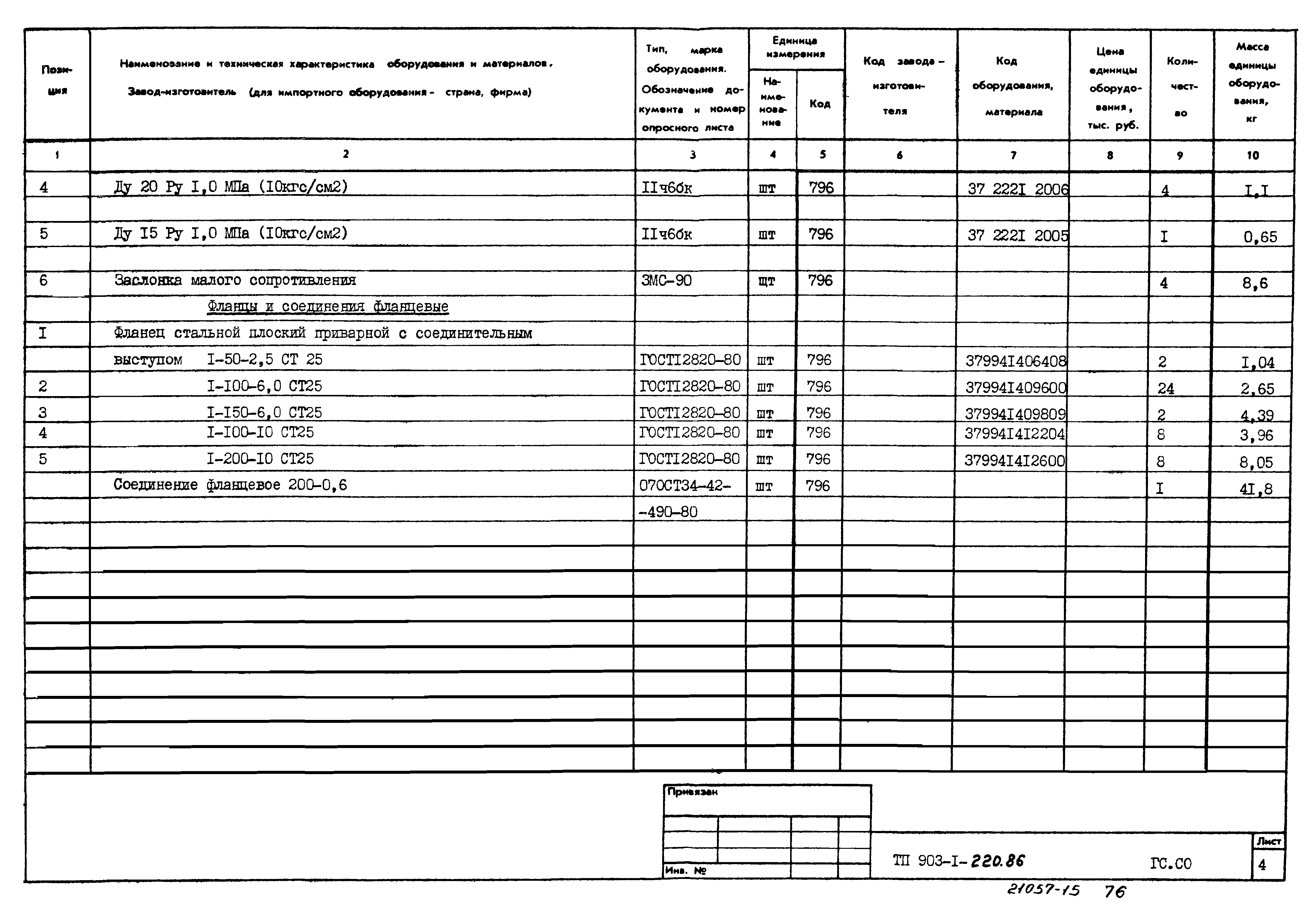 Типовой проект 903-1-220.86