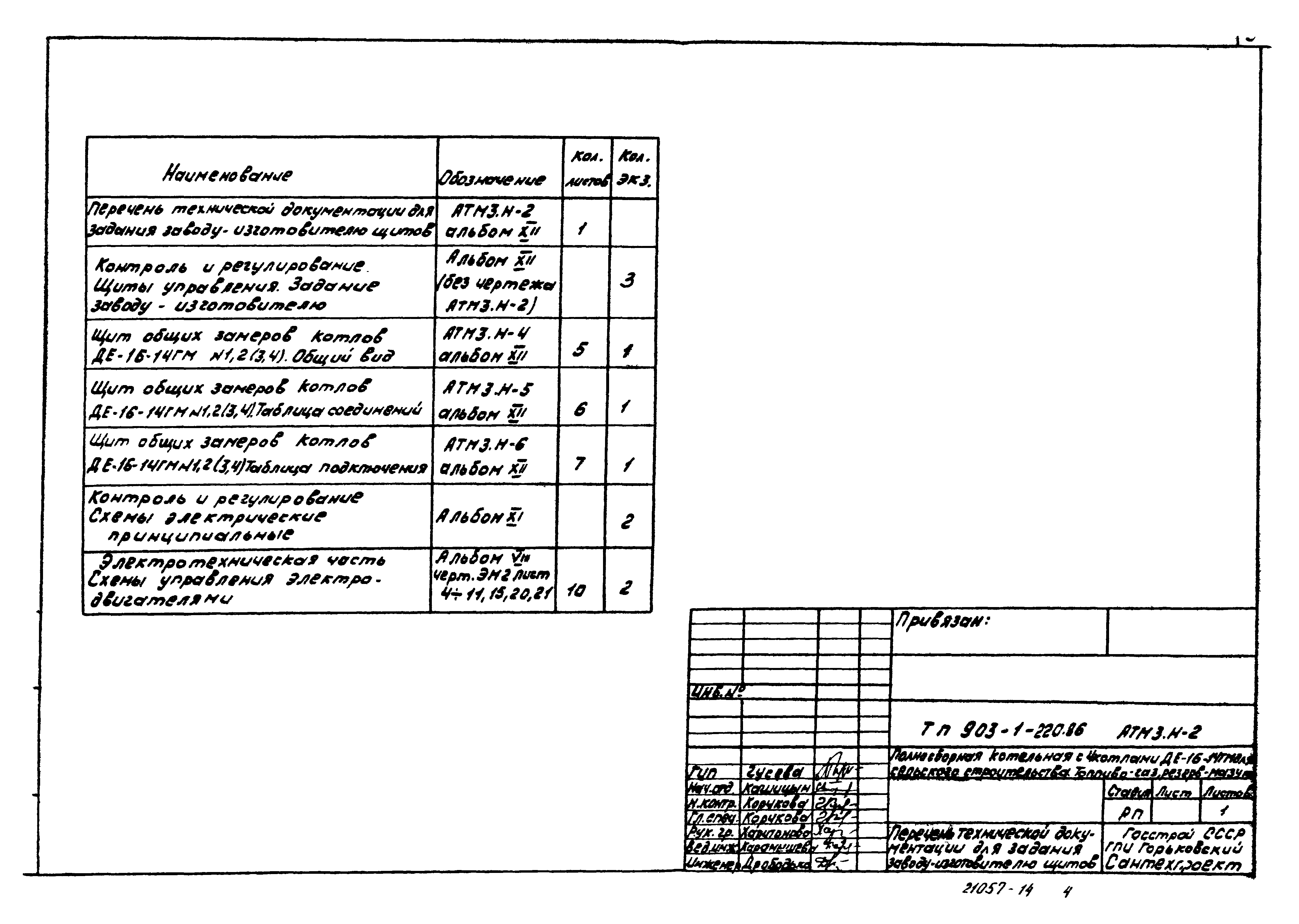 Типовой проект 903-1-220.86