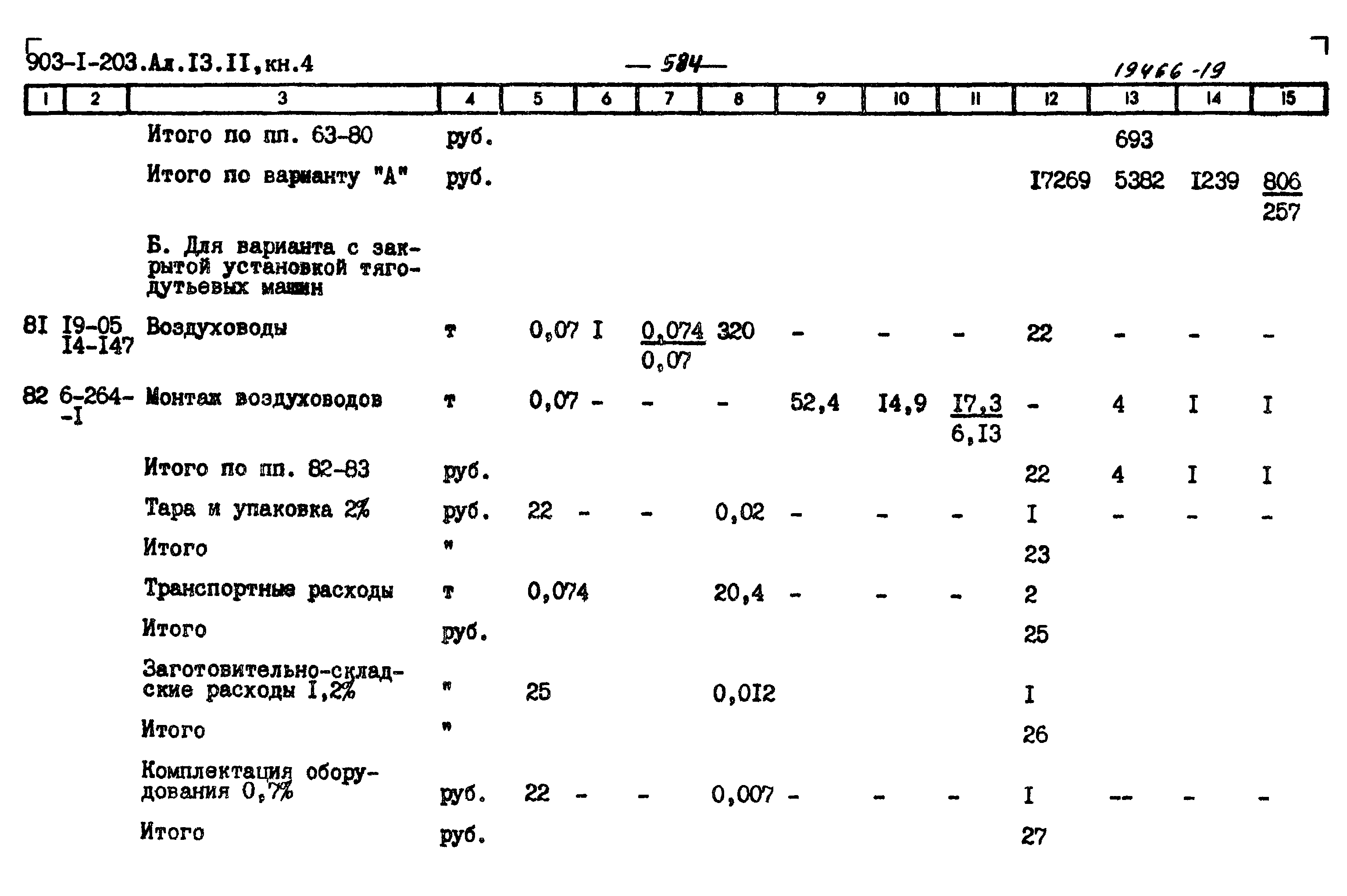 Типовой проект 903-1-204