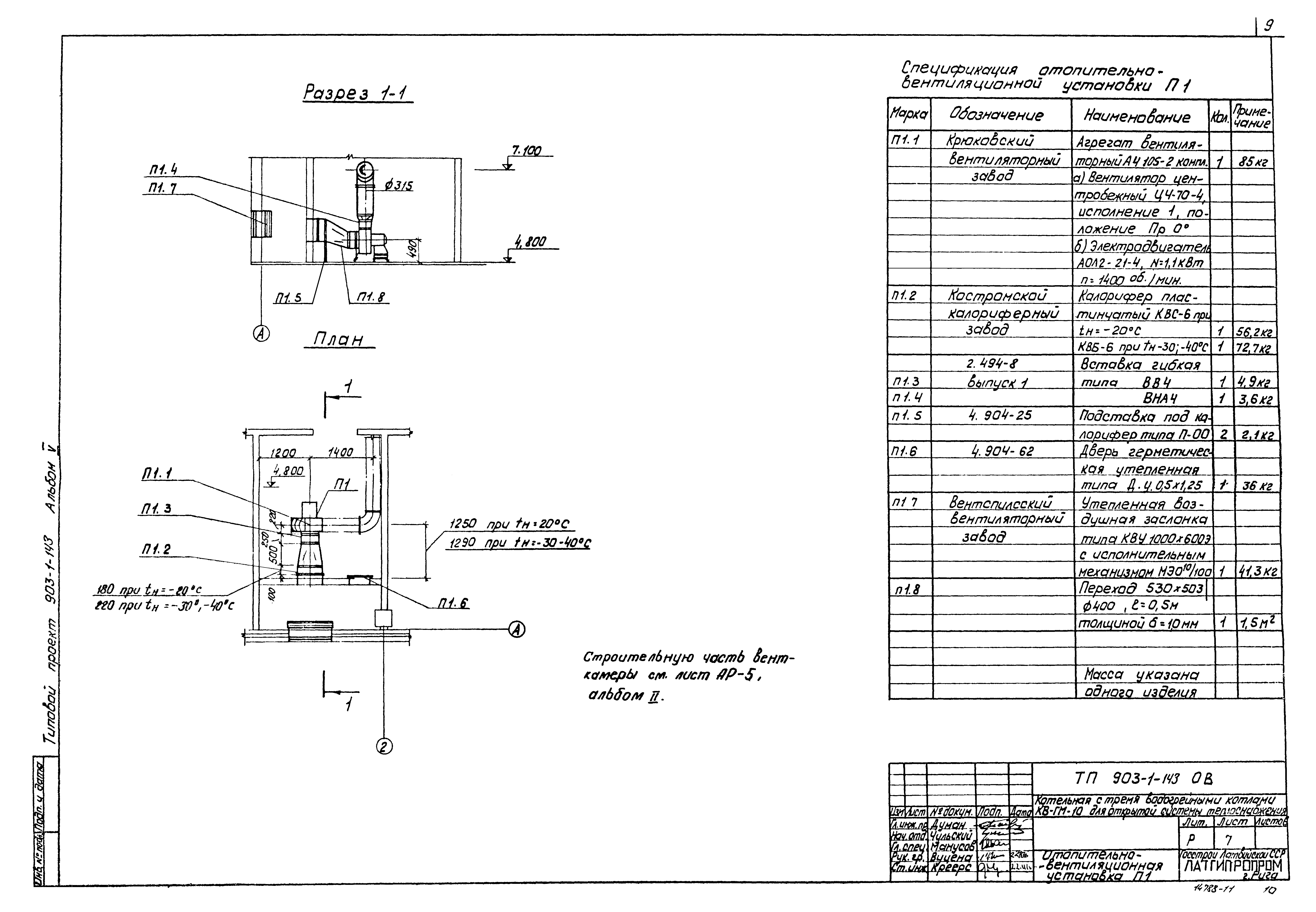 Типовой проект 903-1-143