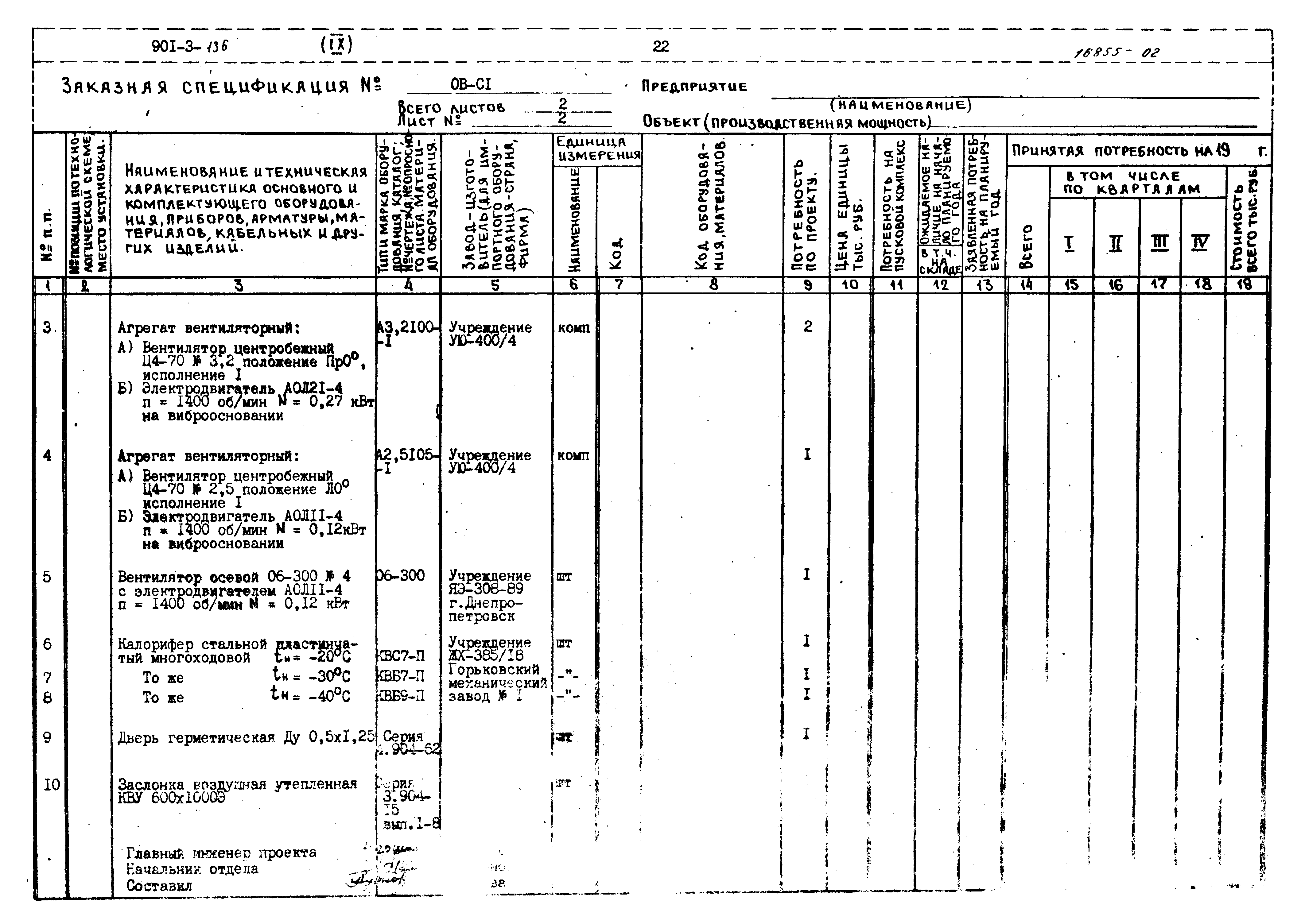 Типовой проект 901-3-136