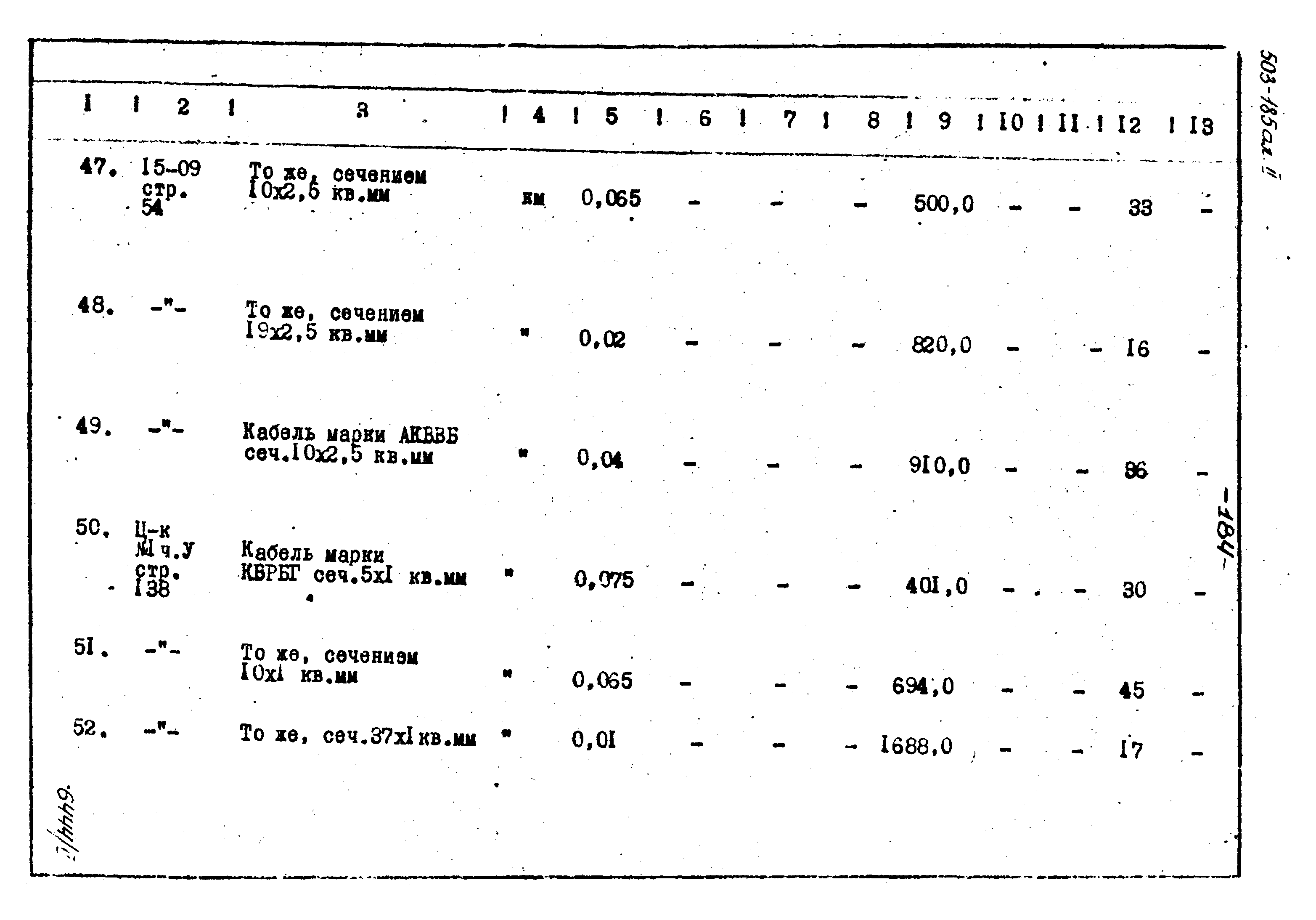 Типовой проект 503-185