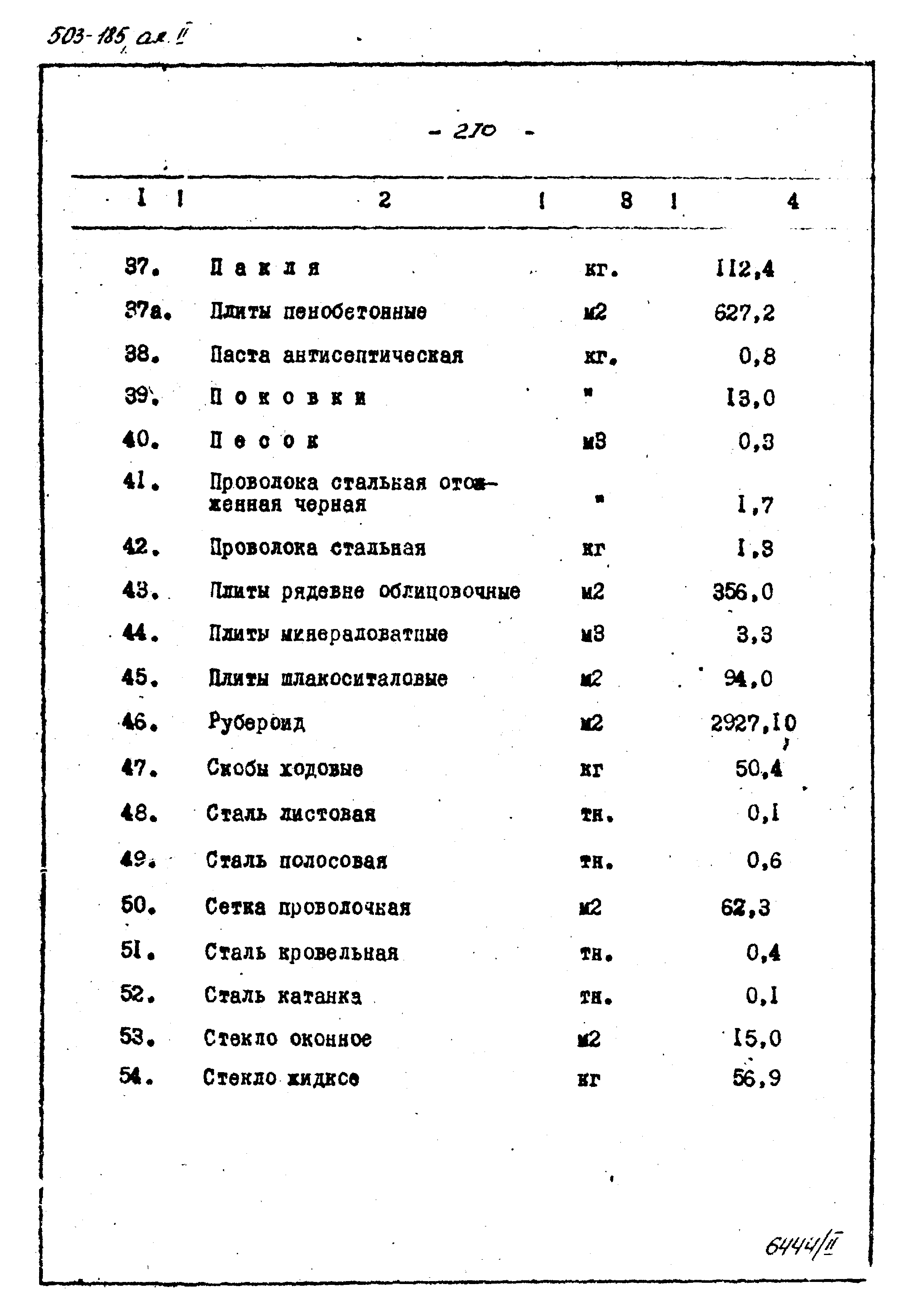 Типовой проект 503-185