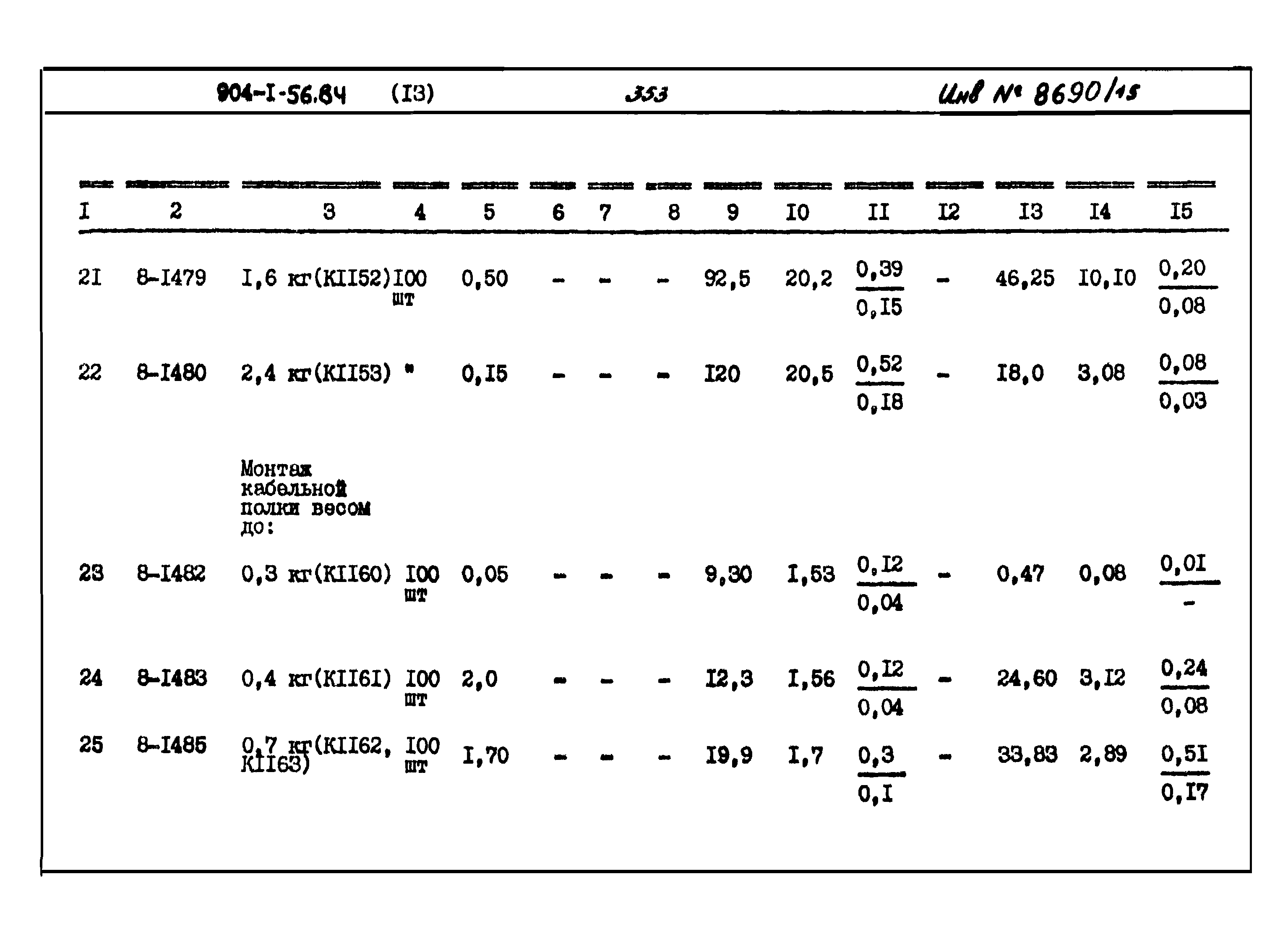 Типовой проект 904-1-56.84