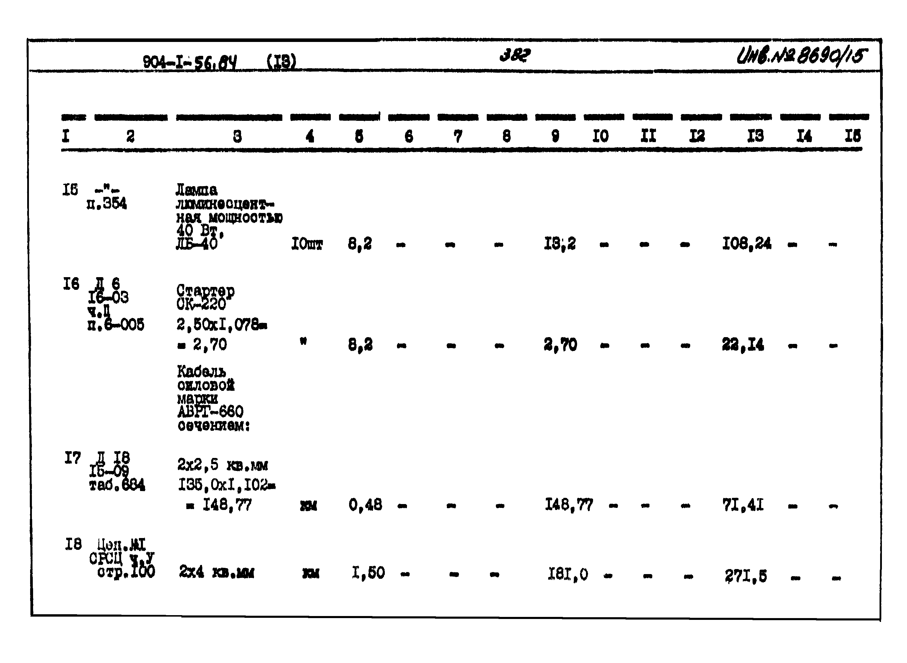 Типовой проект 904-1-56.84