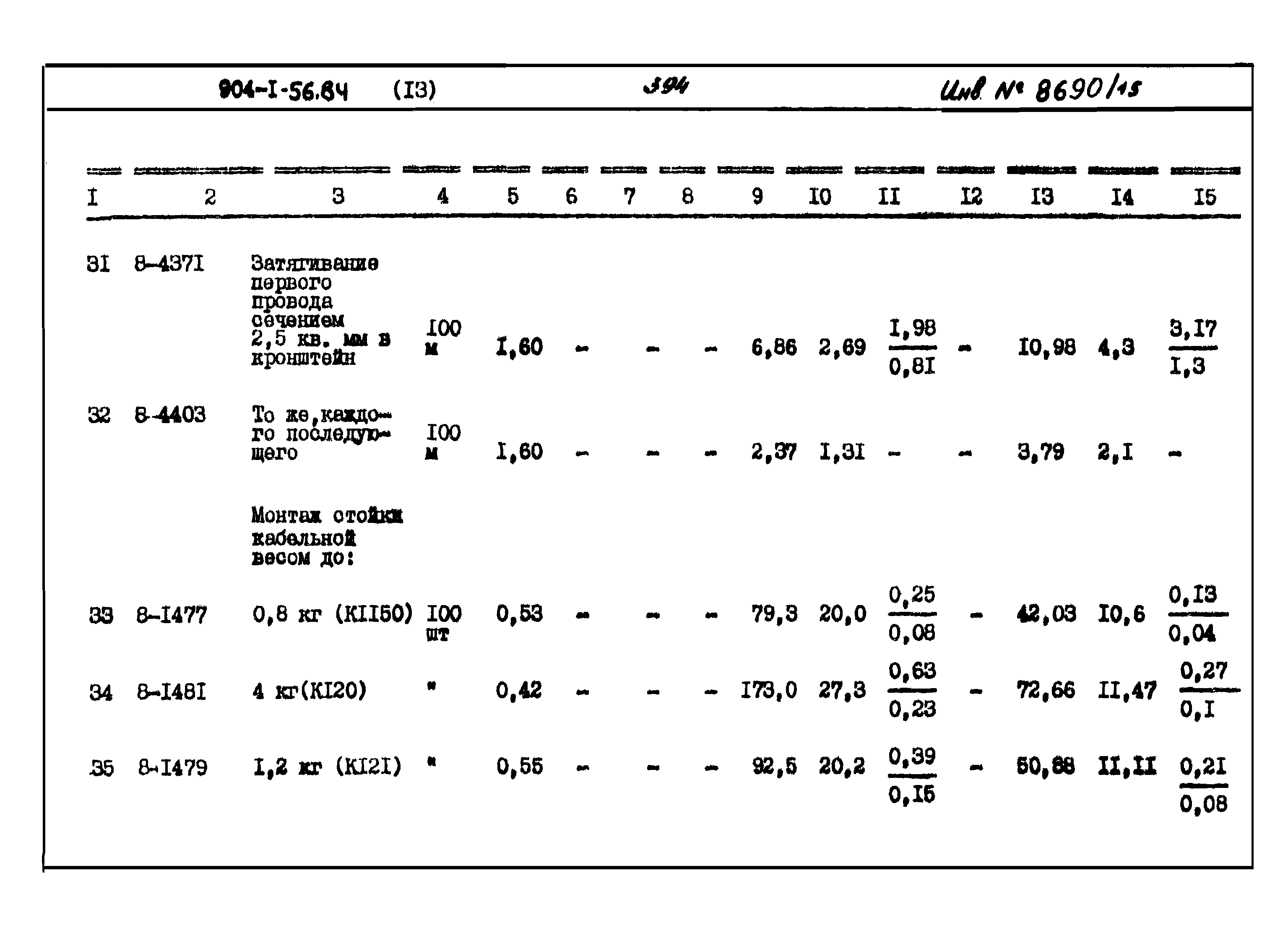 Типовой проект 904-1-56.84