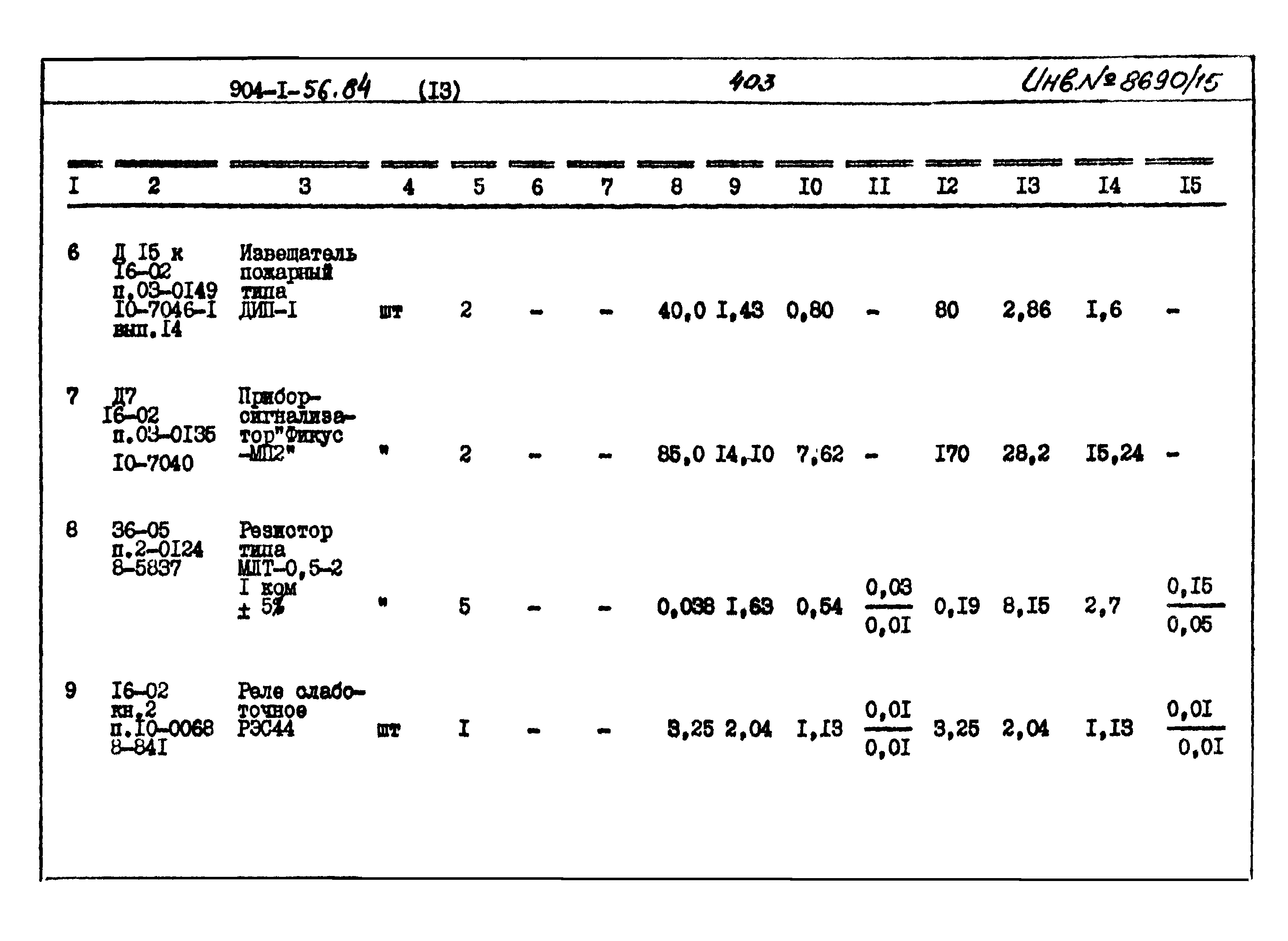 Типовой проект 904-1-56.84