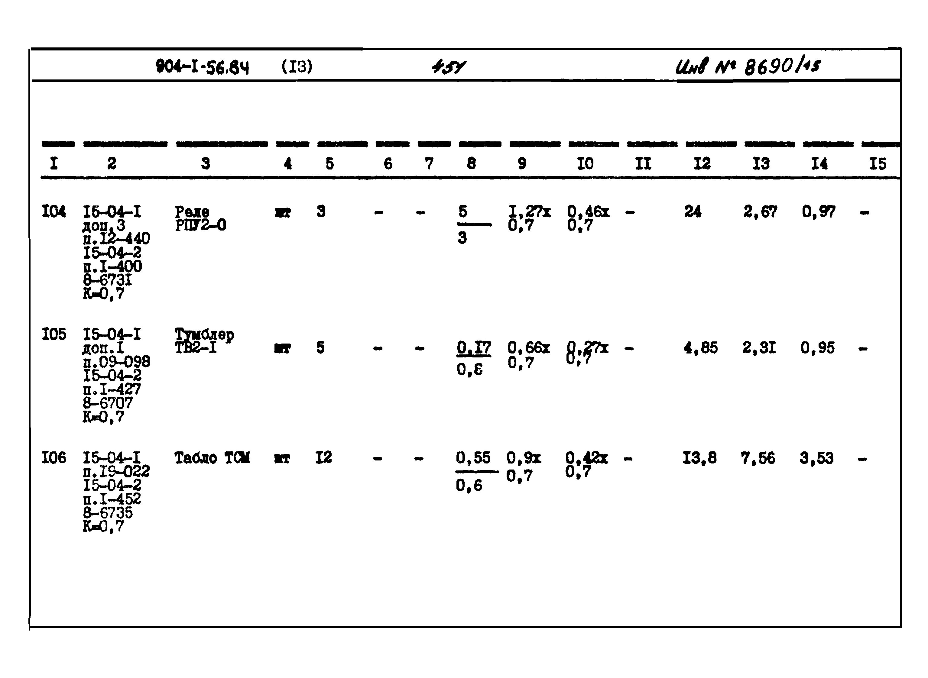 Типовой проект 904-1-56.84