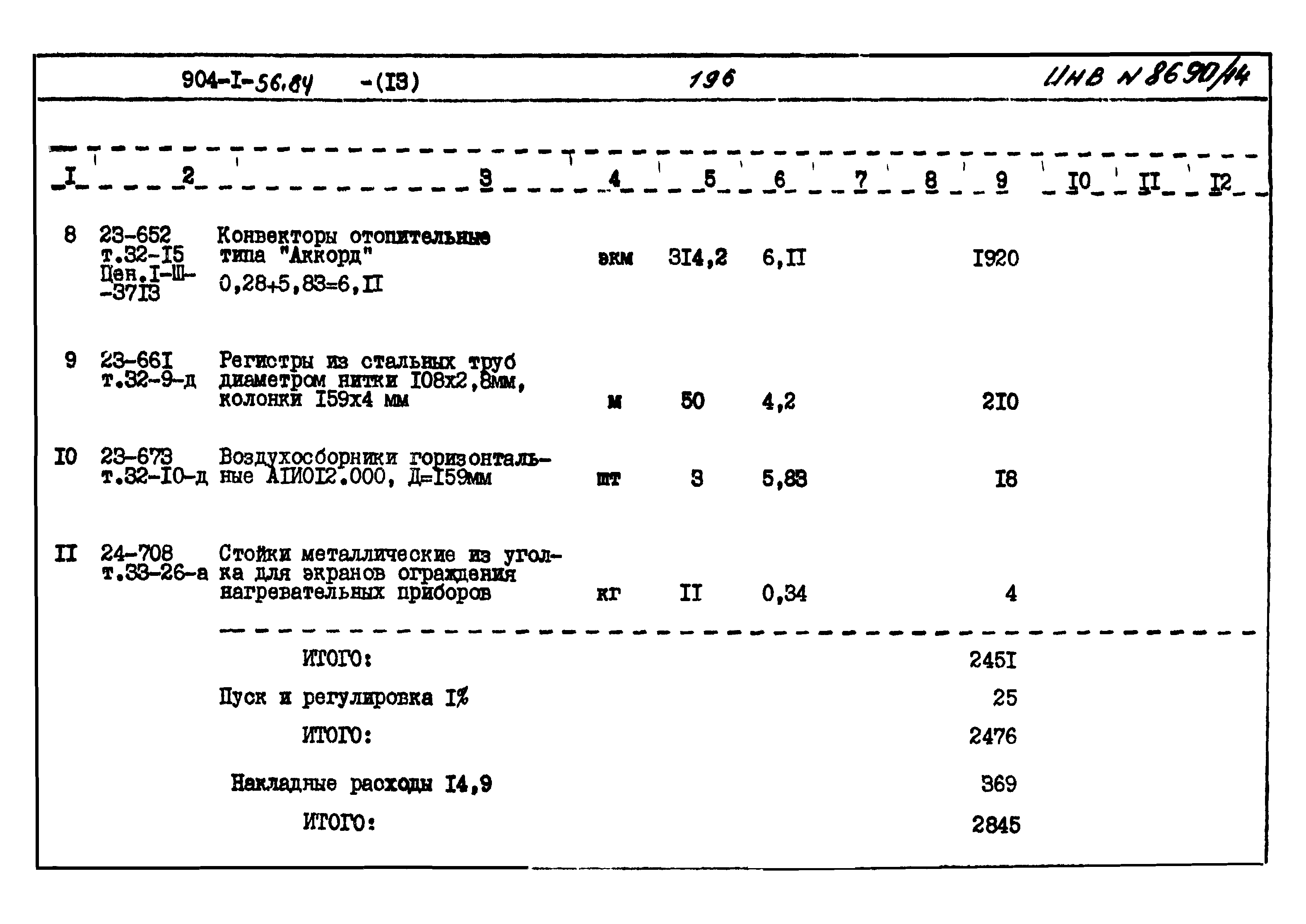 Типовой проект 904-1-56.84