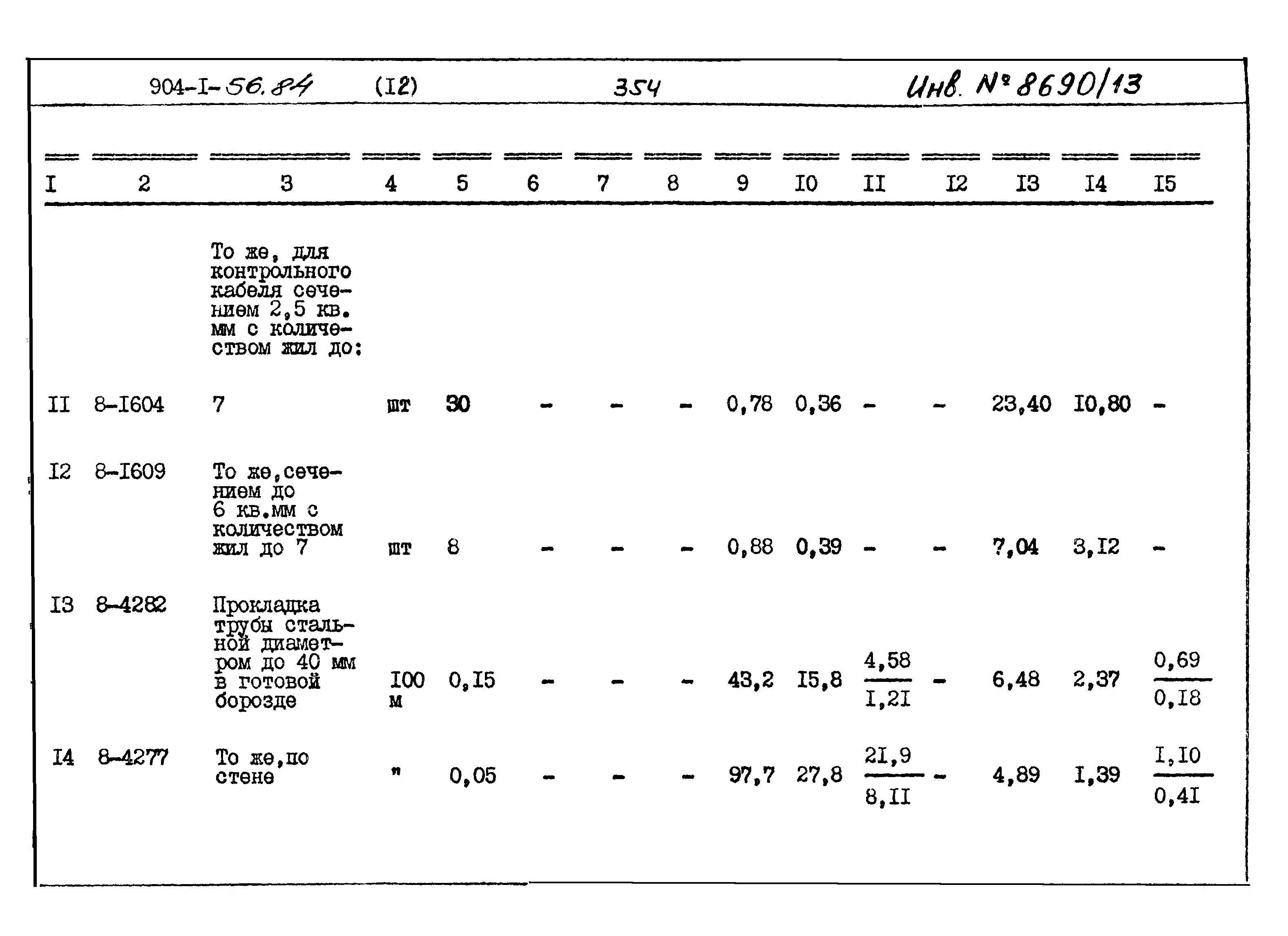 Типовой проект 904-1-56.84