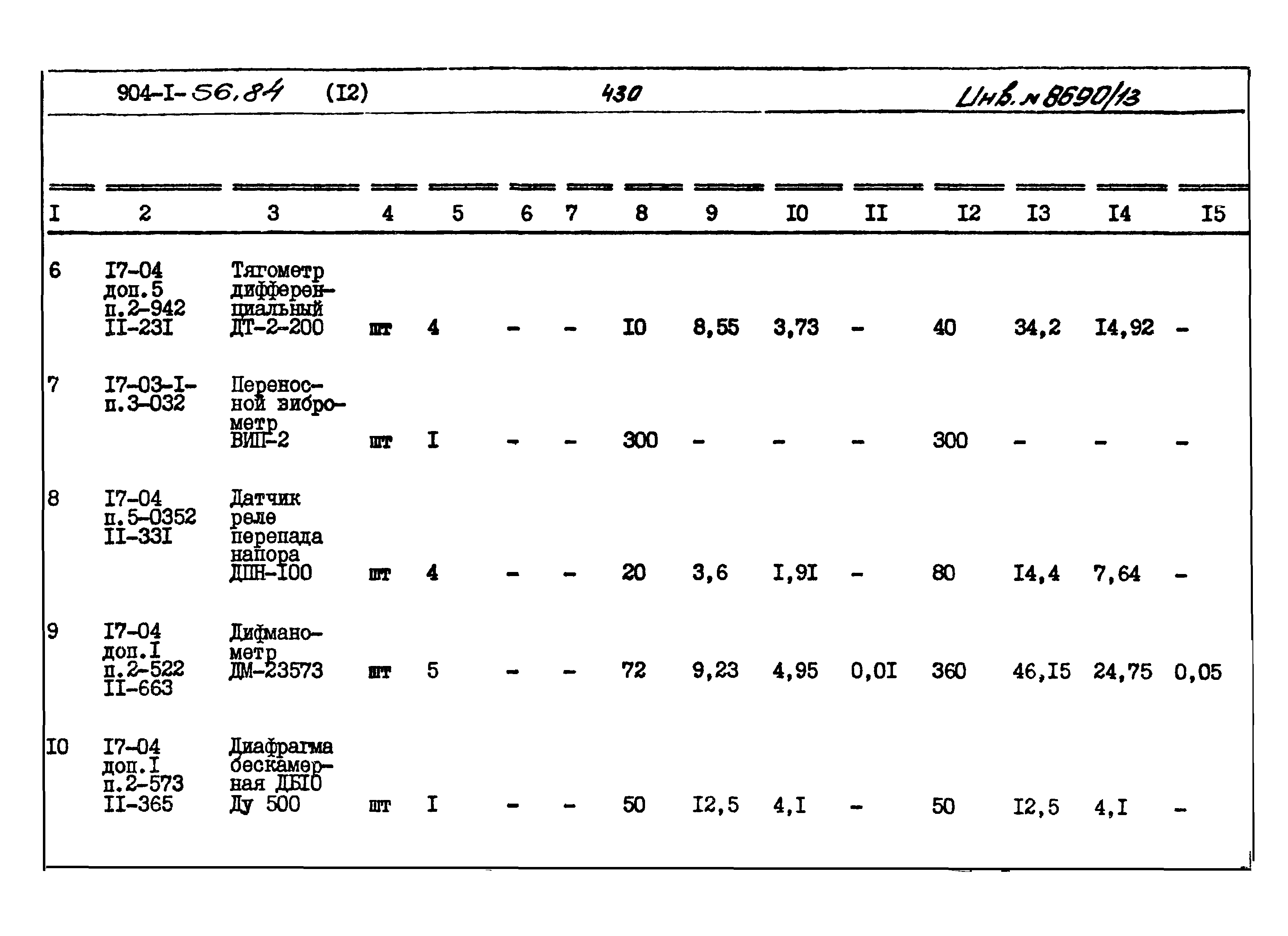 Типовой проект 904-1-56.84