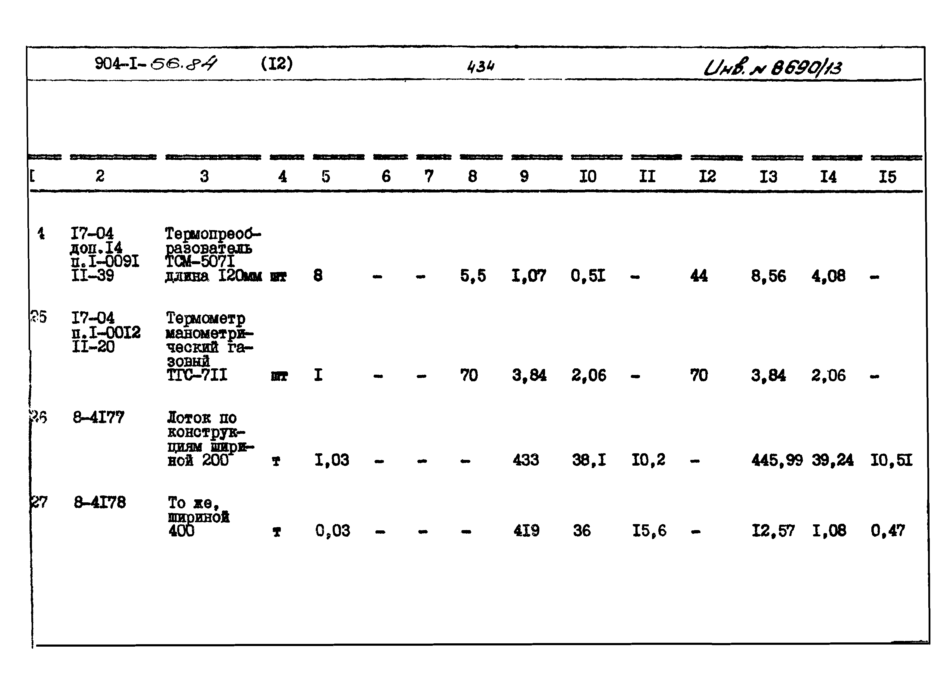 Типовой проект 904-1-56.84