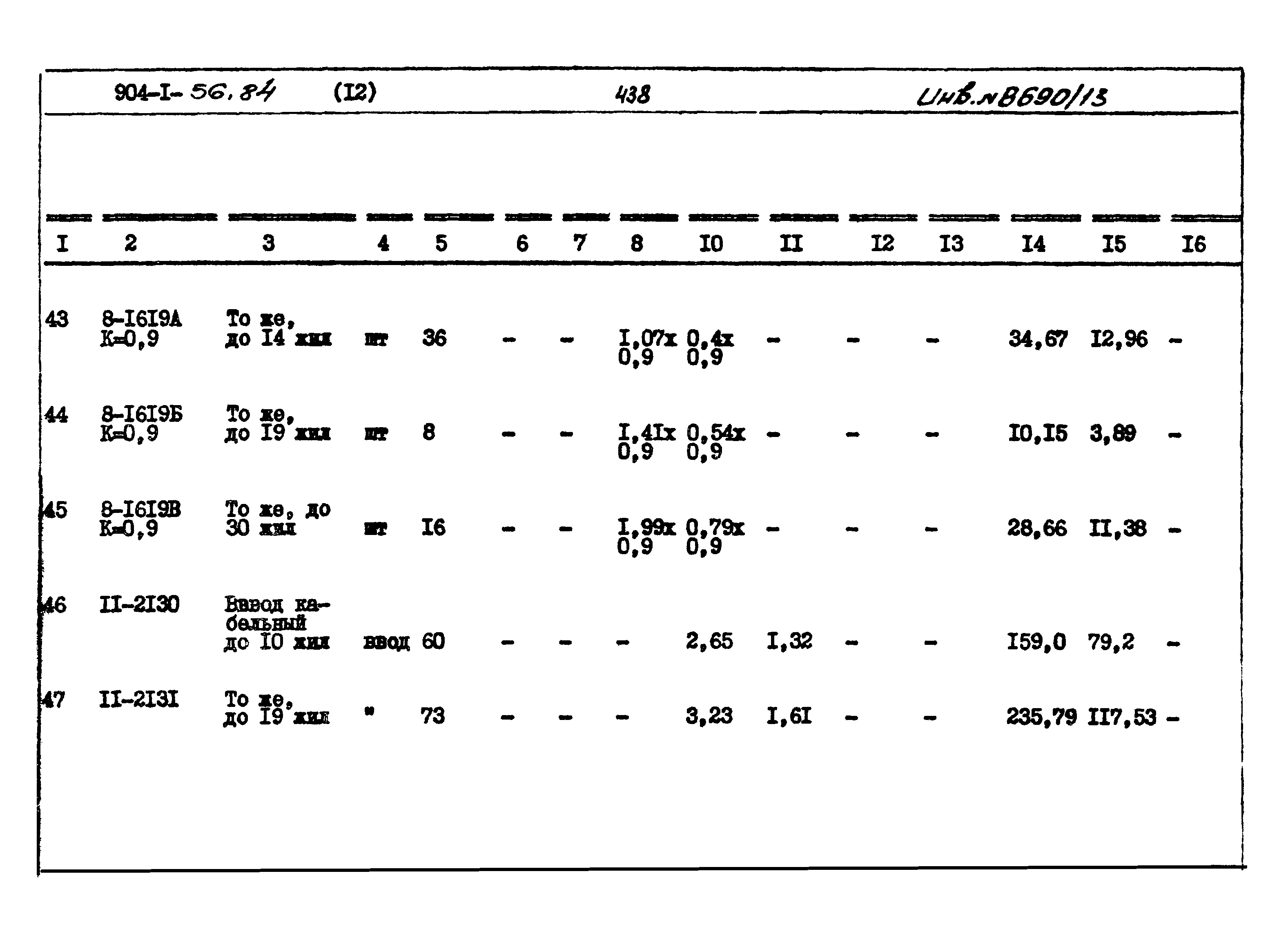 Типовой проект 904-1-56.84