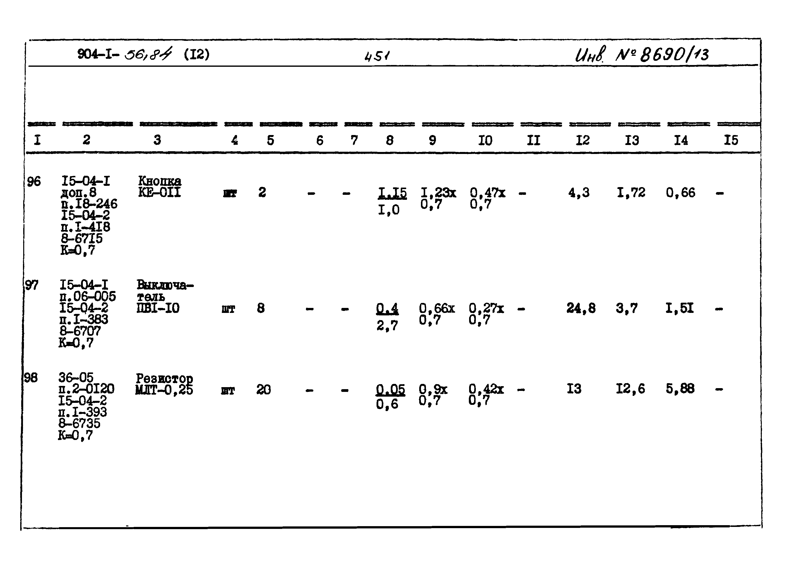 Типовой проект 904-1-56.84