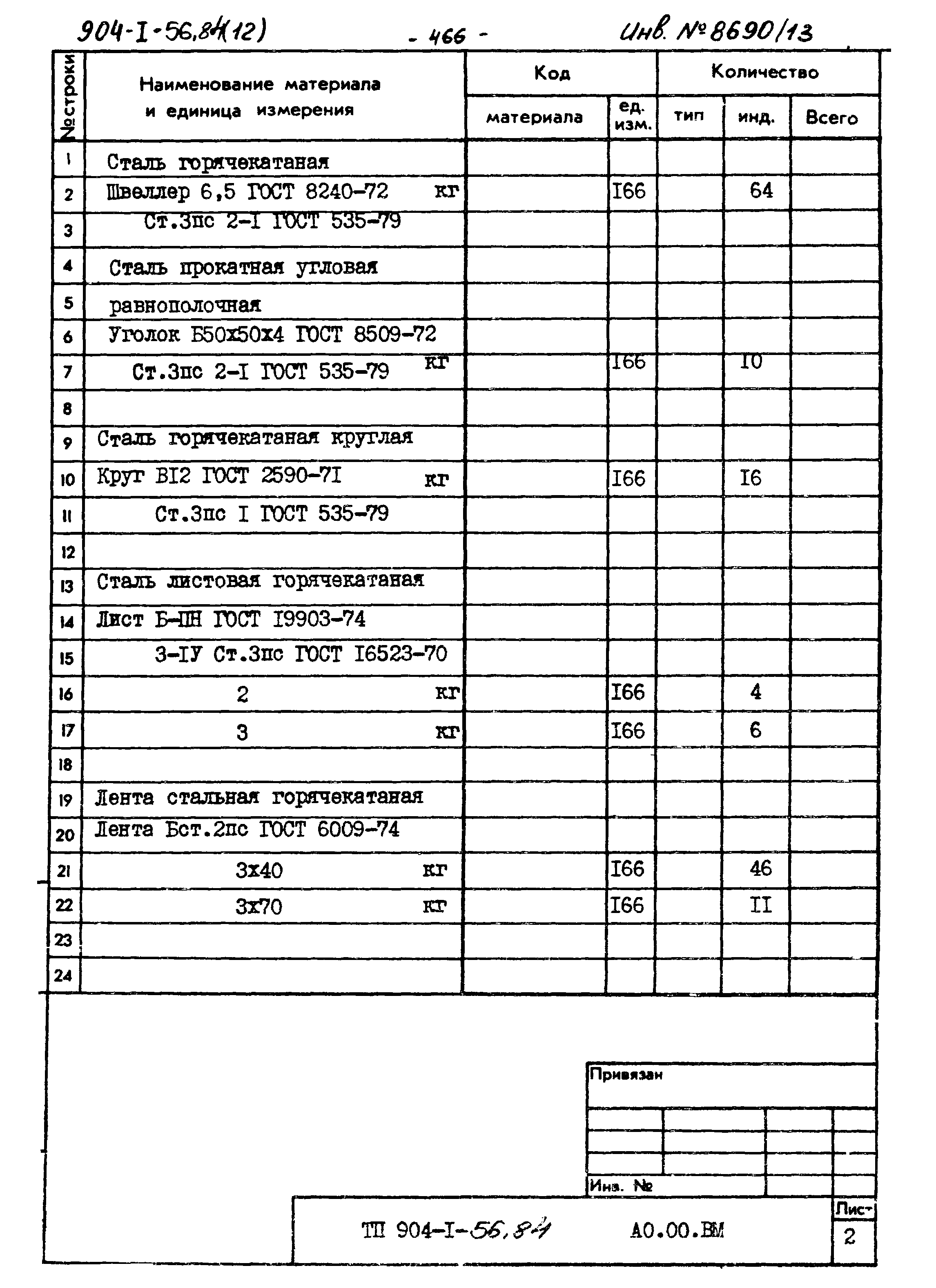 Типовой проект 904-1-56.84