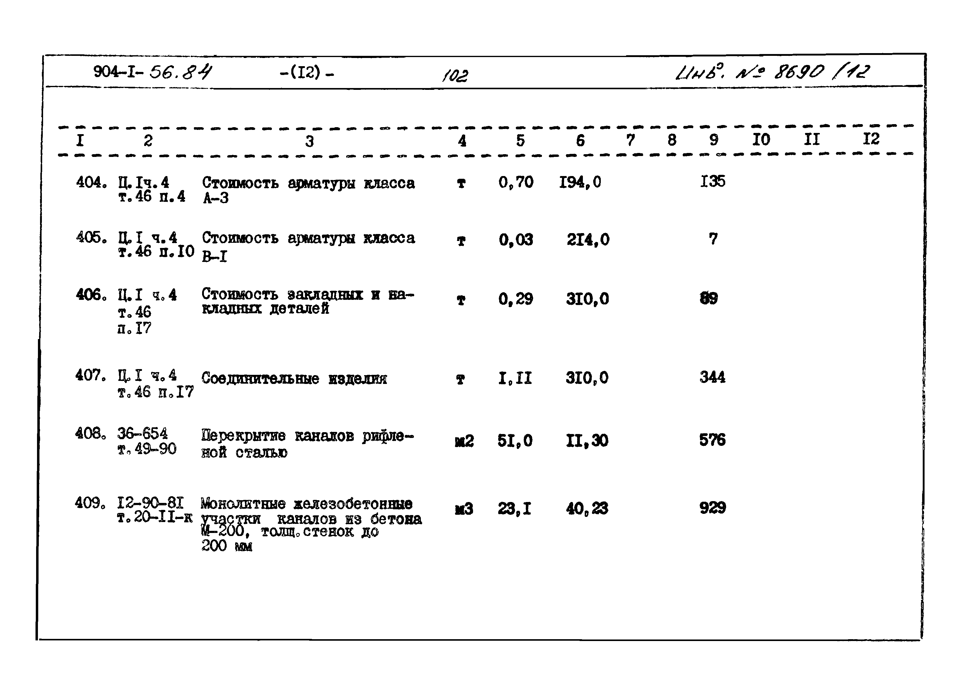 Типовой проект 904-1-56.84