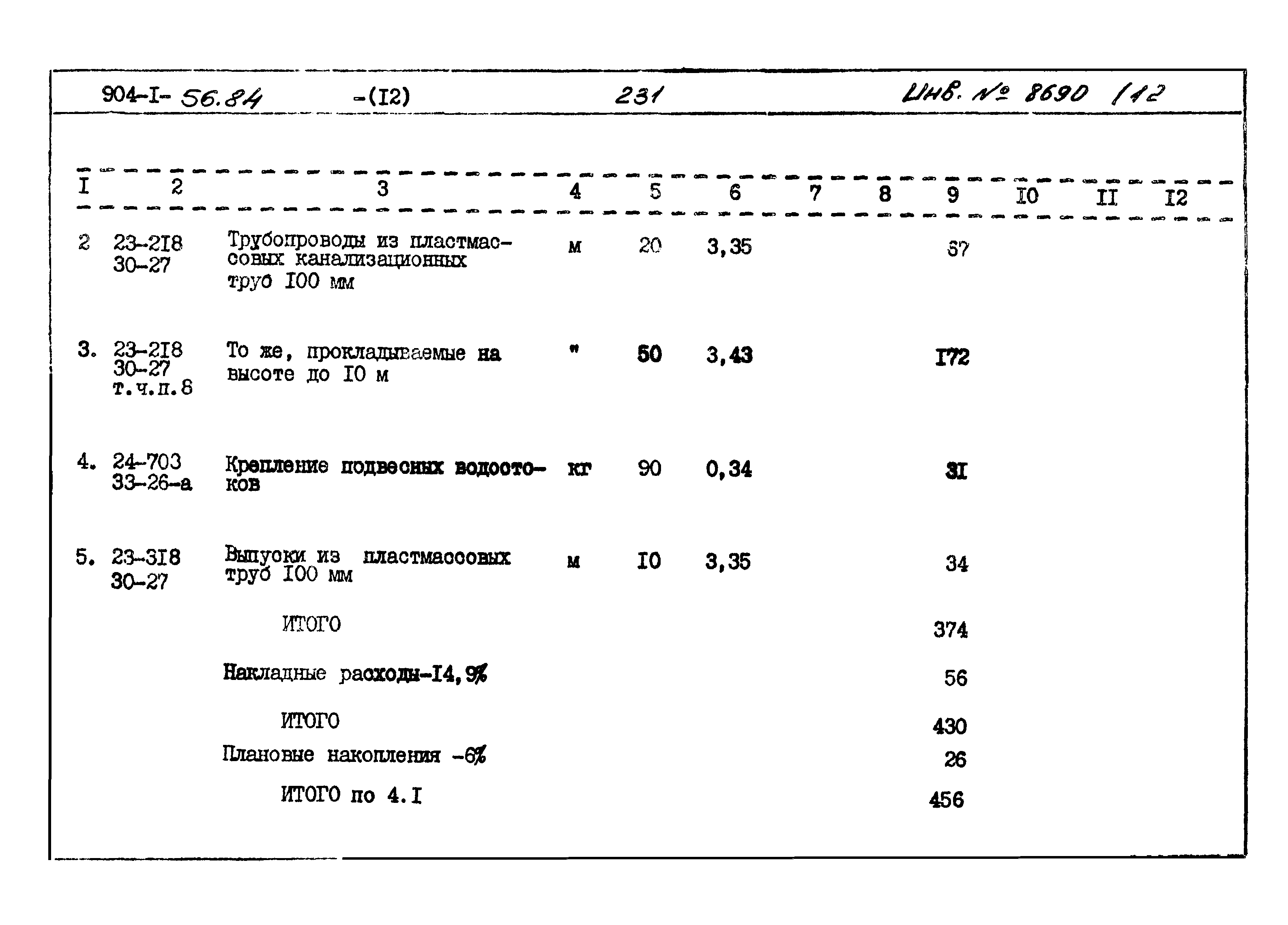 Типовой проект 904-1-56.84