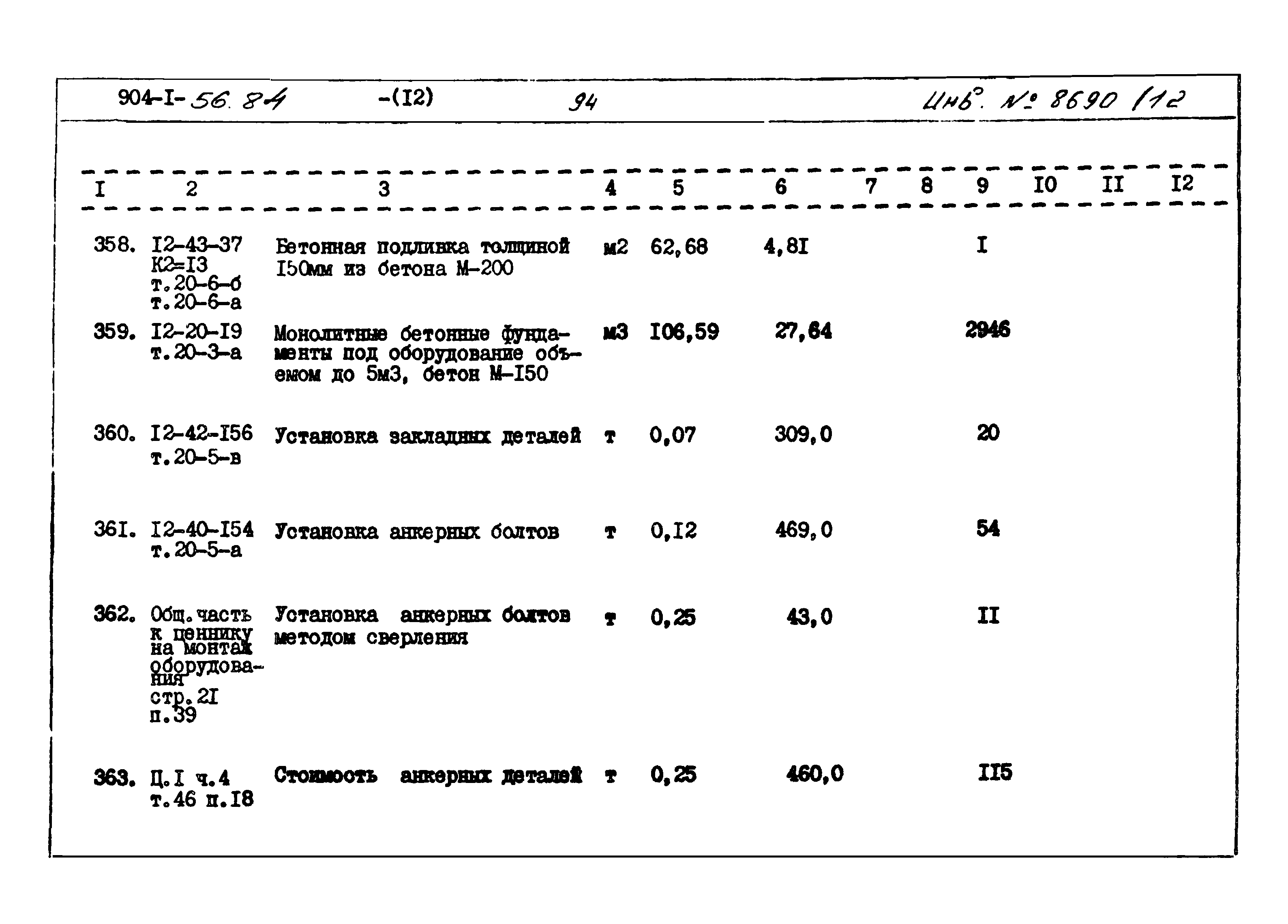 Типовой проект 904-1-56.84