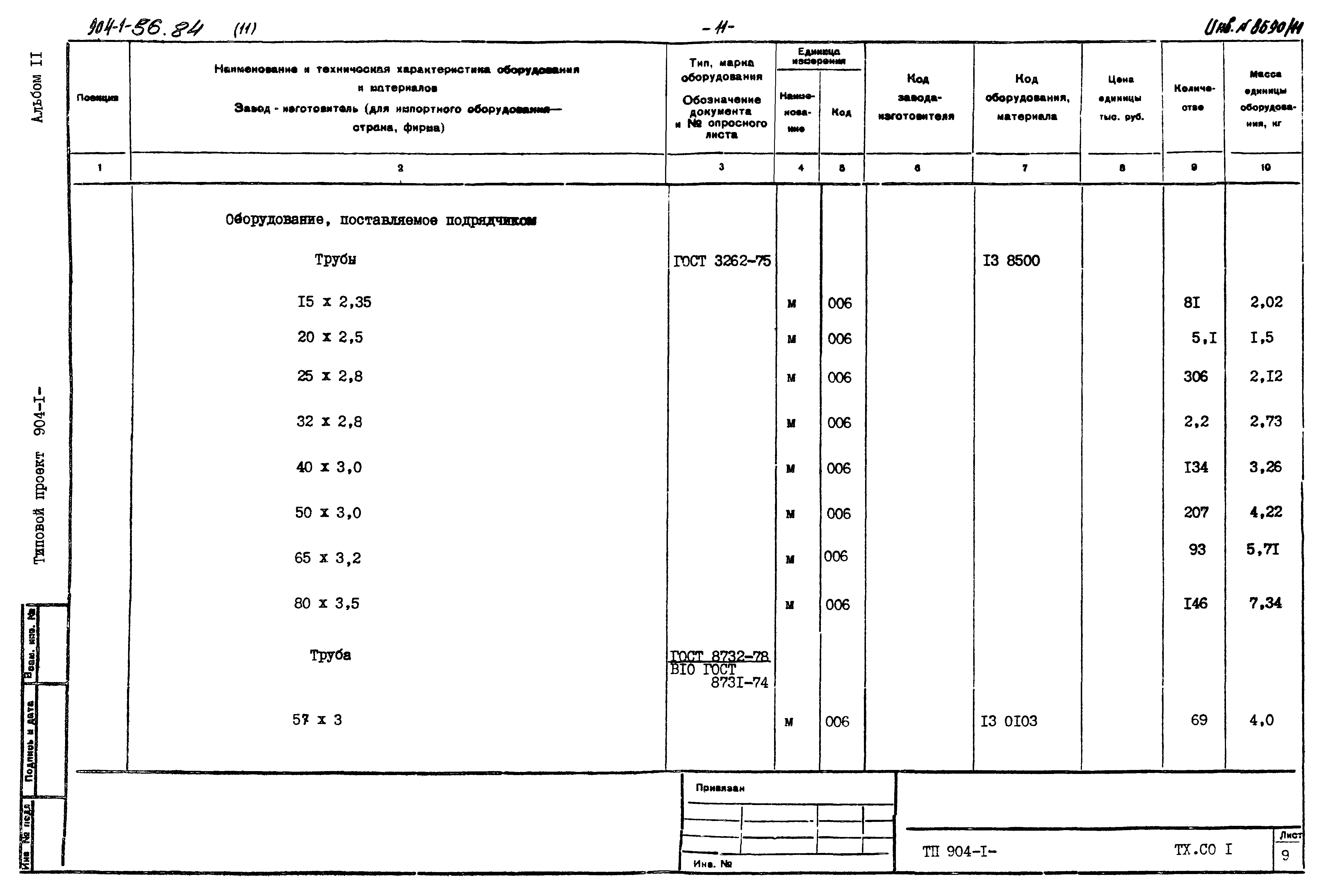 Типовой проект 904-1-56.84