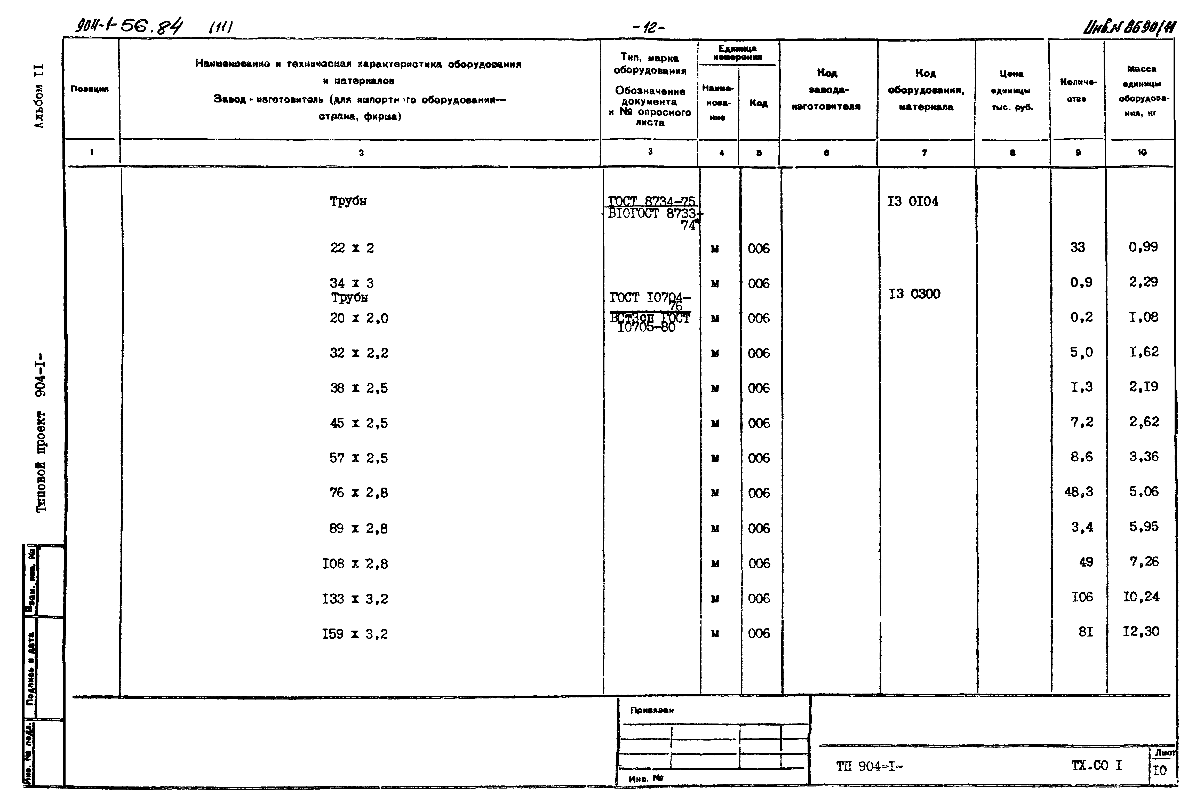 Типовой проект 904-1-56.84