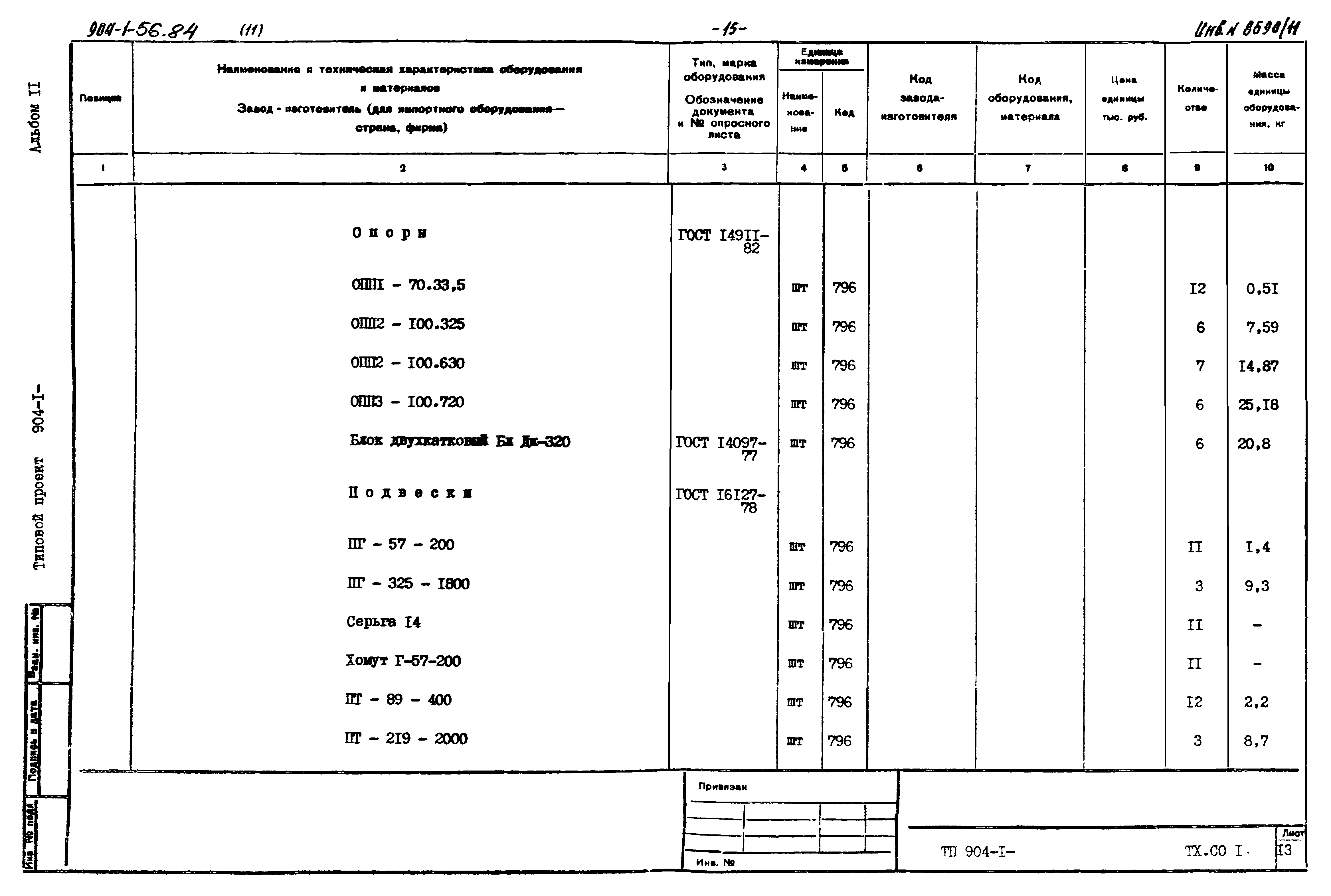 Типовой проект 904-1-56.84