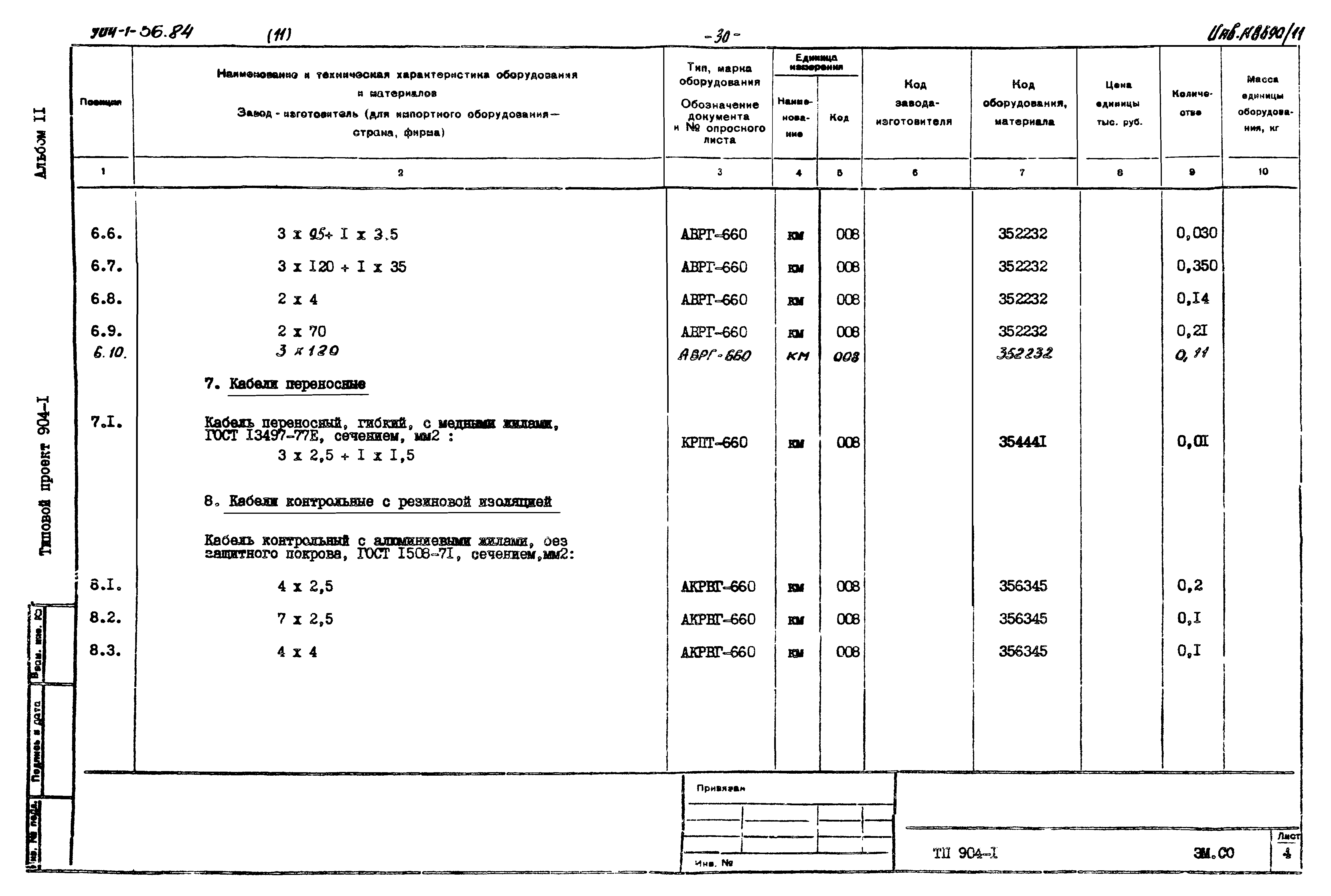 Типовой проект 904-1-56.84