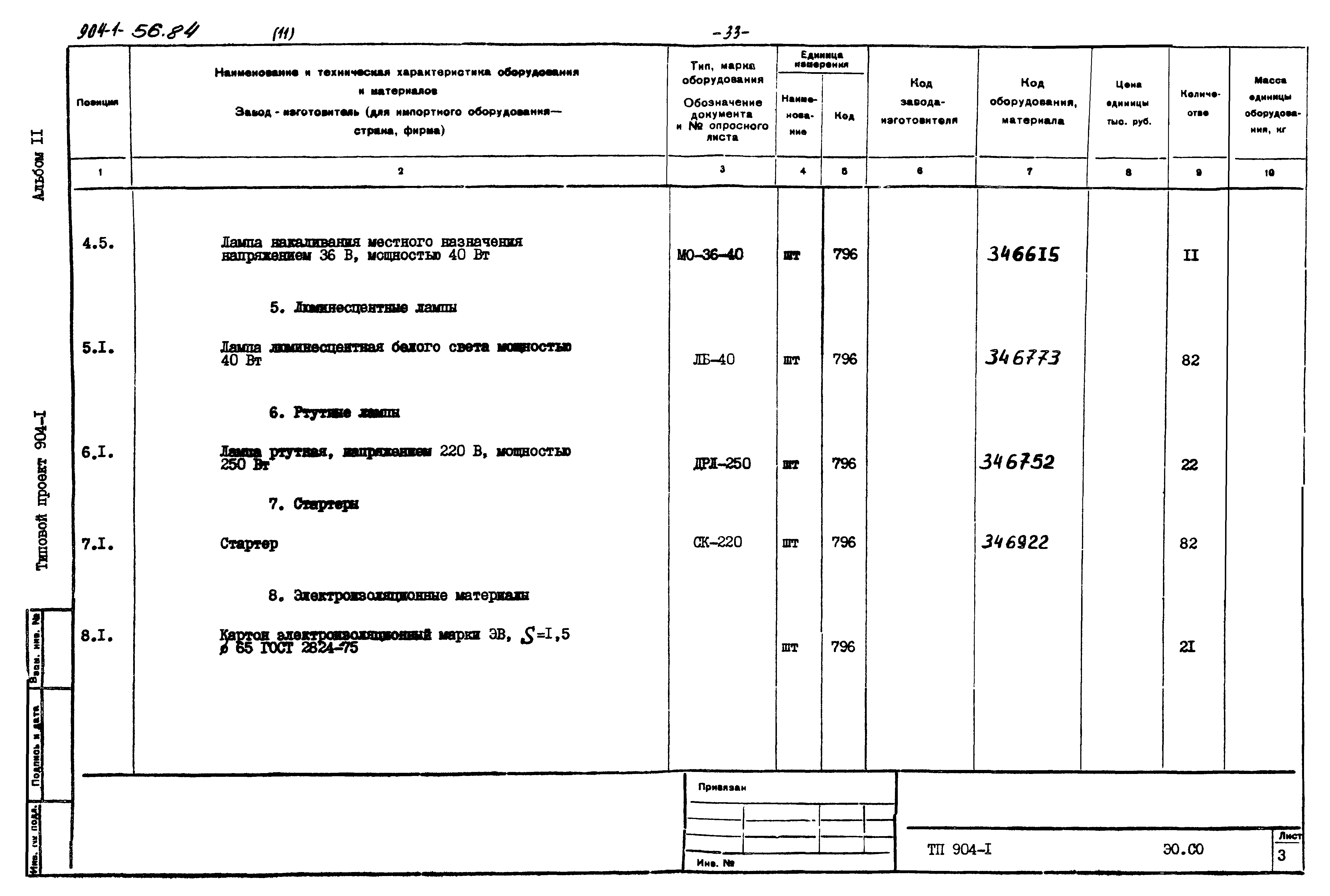 Типовой проект 904-1-56.84