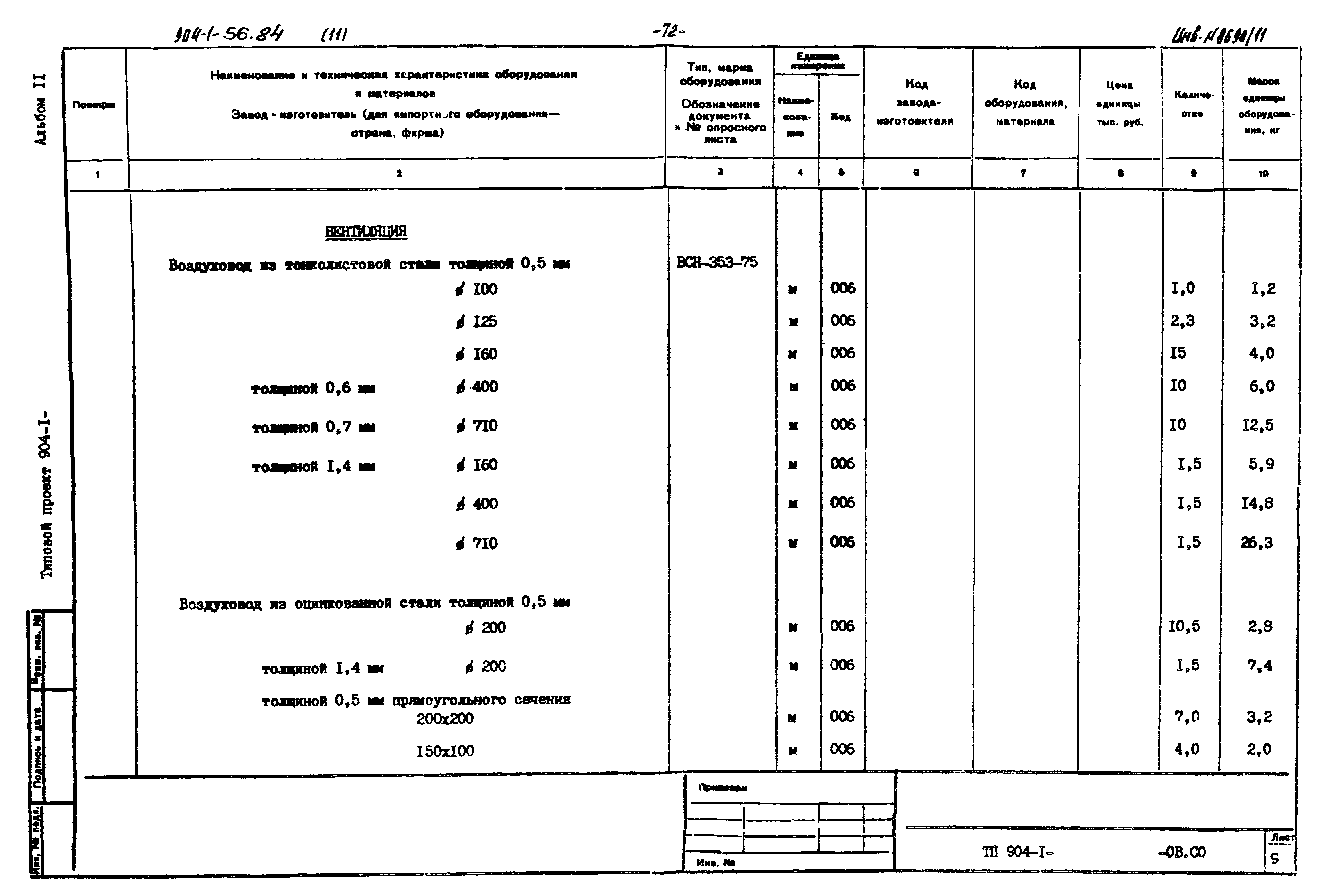 Типовой проект 904-1-56.84