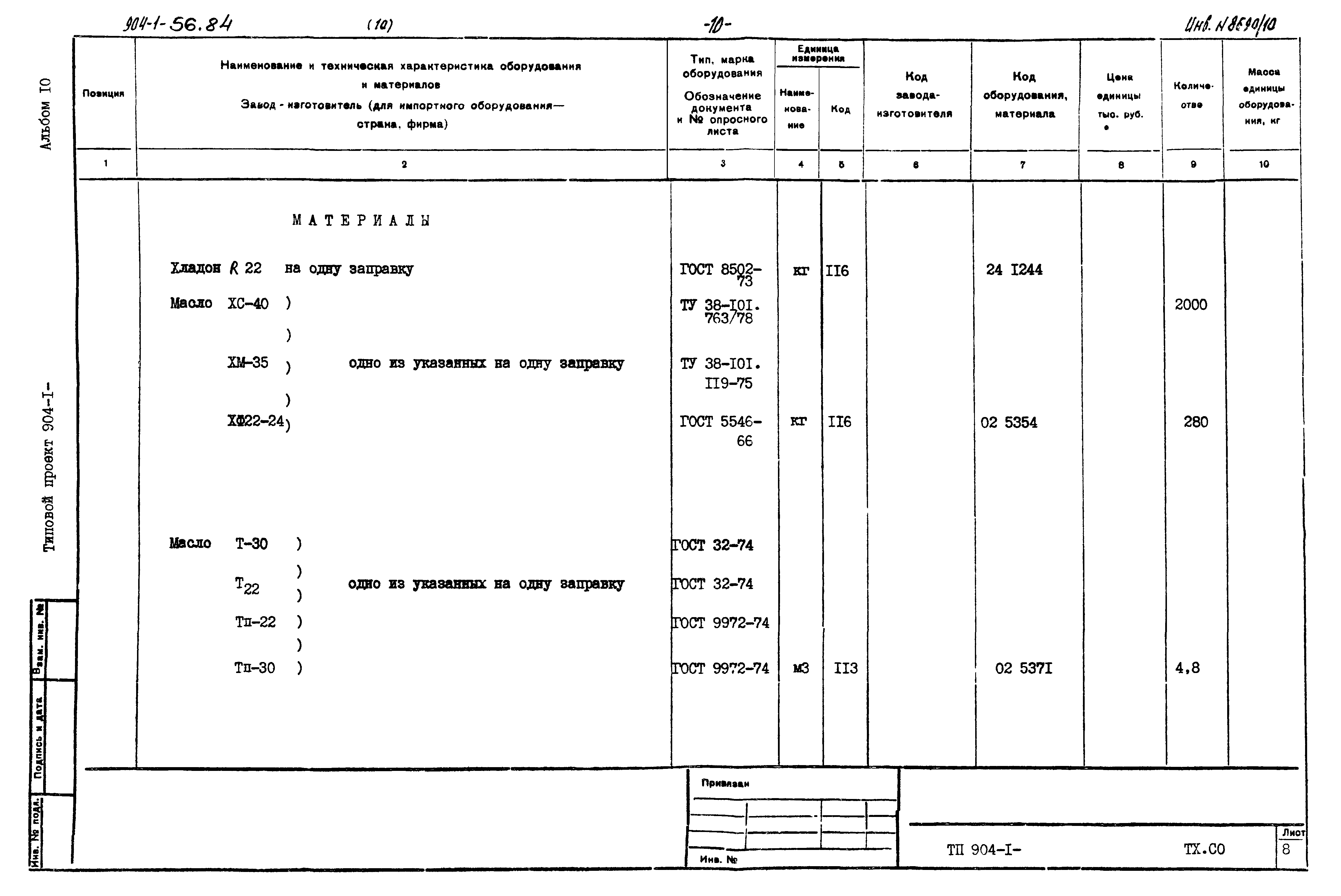 Типовой проект 904-1-56.84