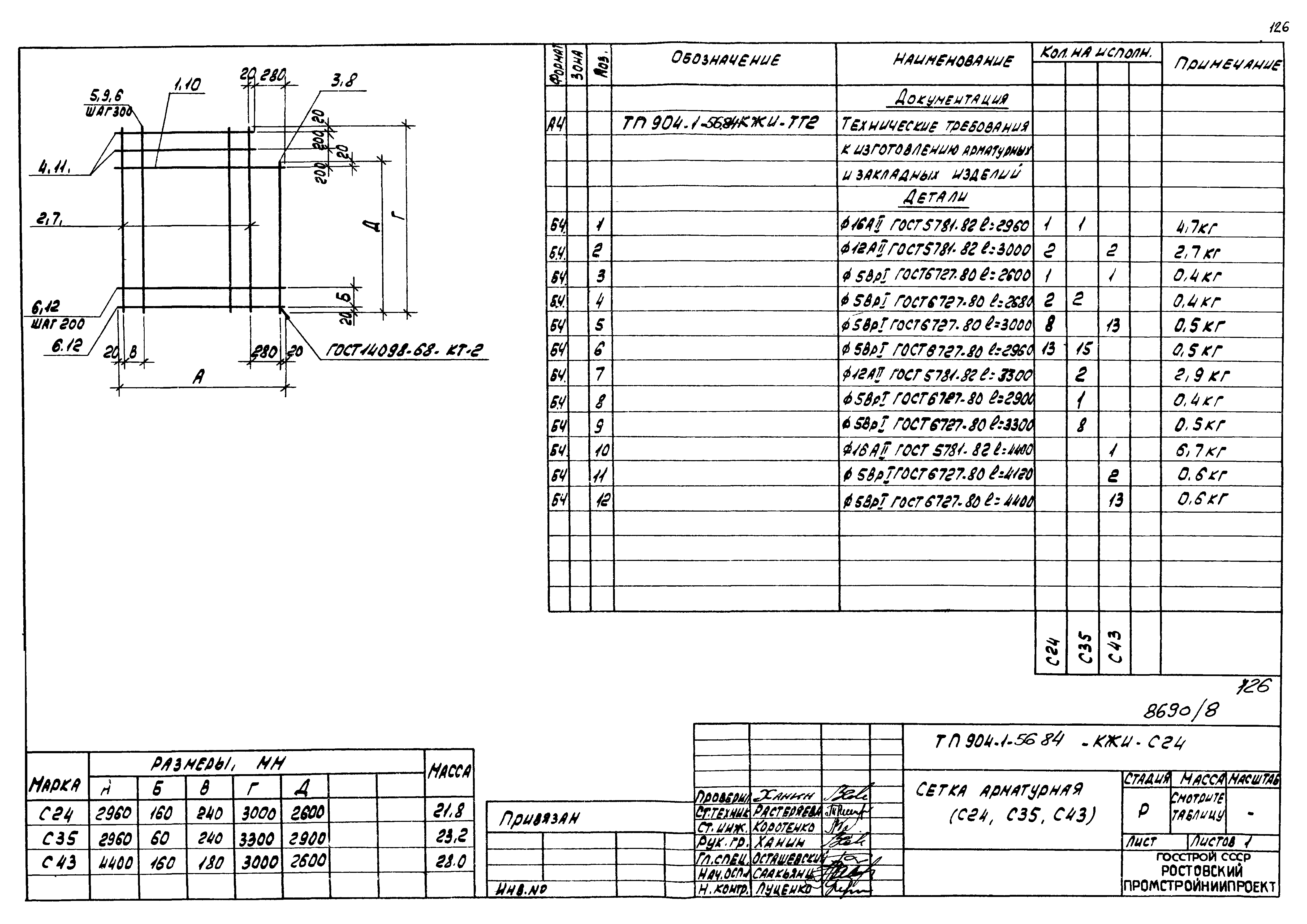 Типовой проект 904-1-56.84