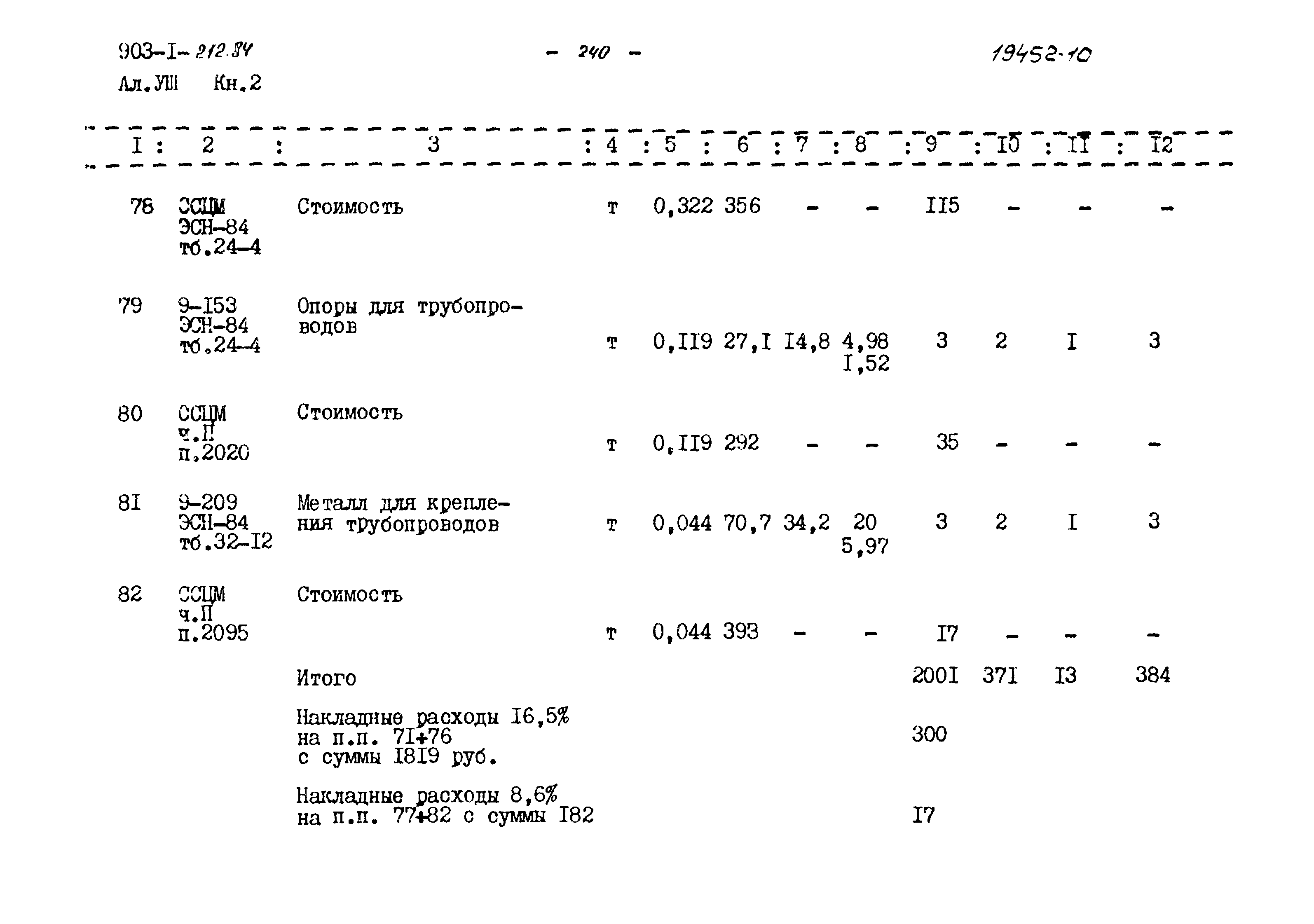 Типовой проект 903-1-212.84